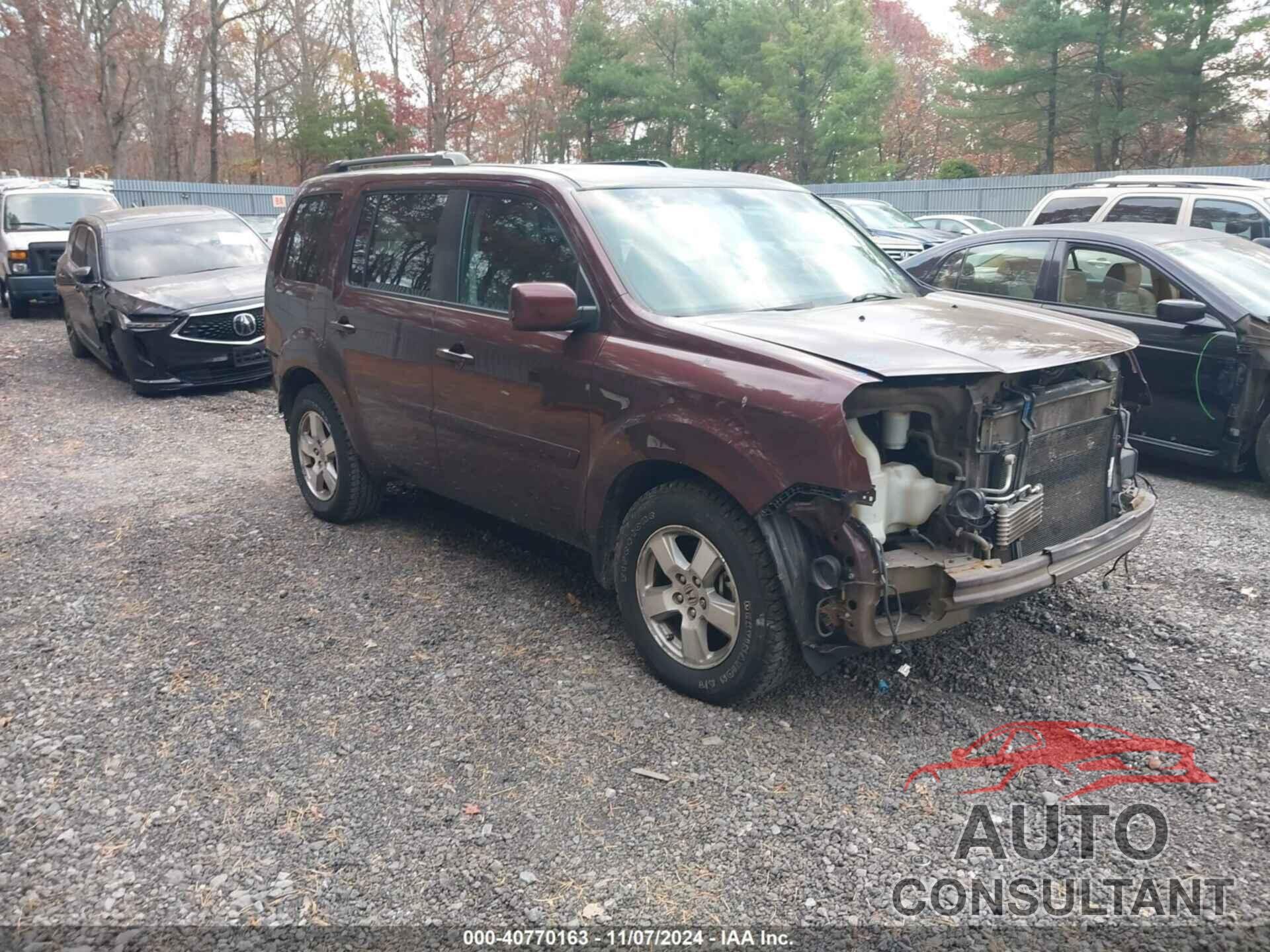 HONDA PILOT 2011 - 5FNYF4H4XBB072487