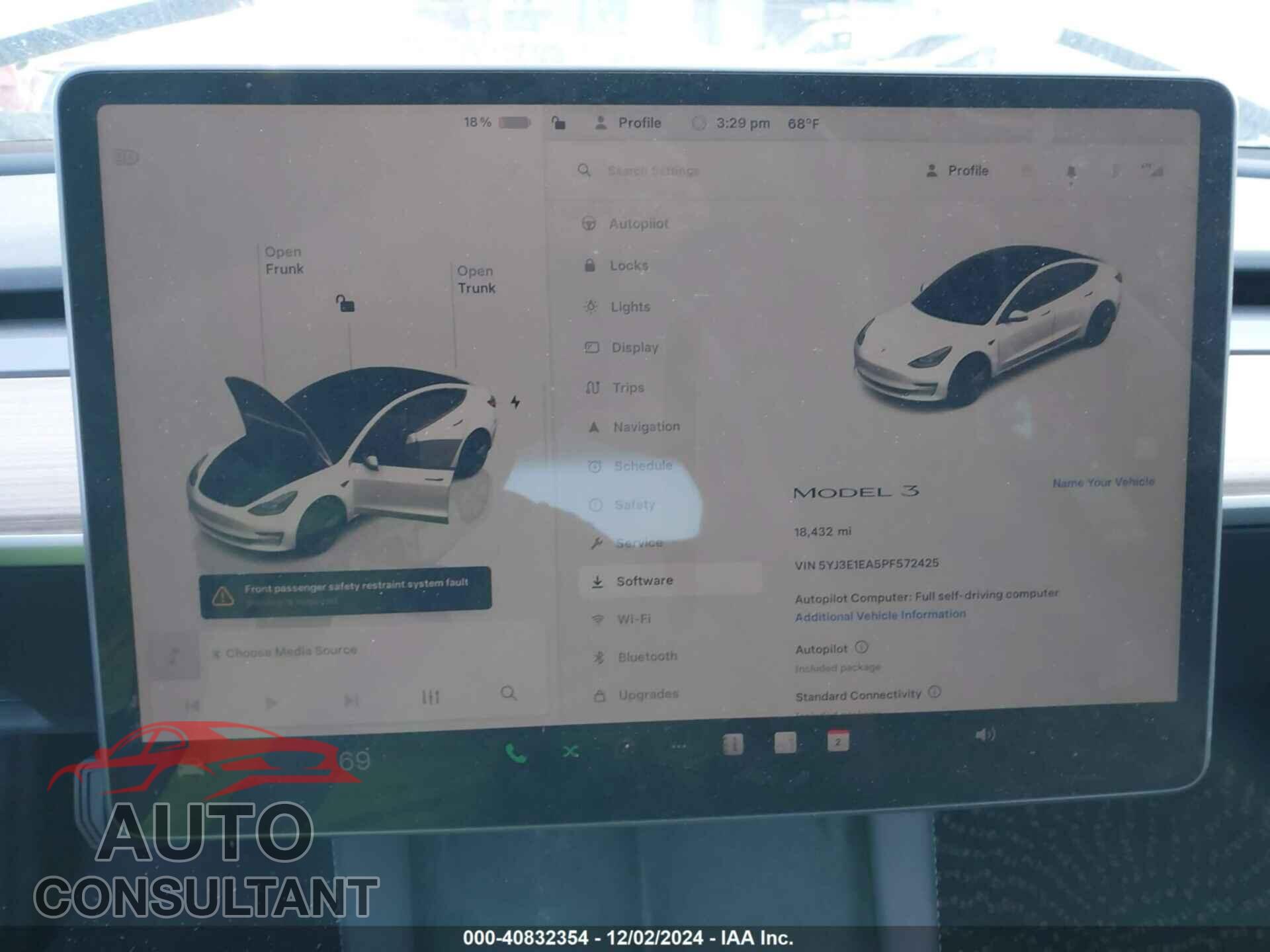 TESLA MODEL 3 2023 - 5YJ3E1EA5PF572425