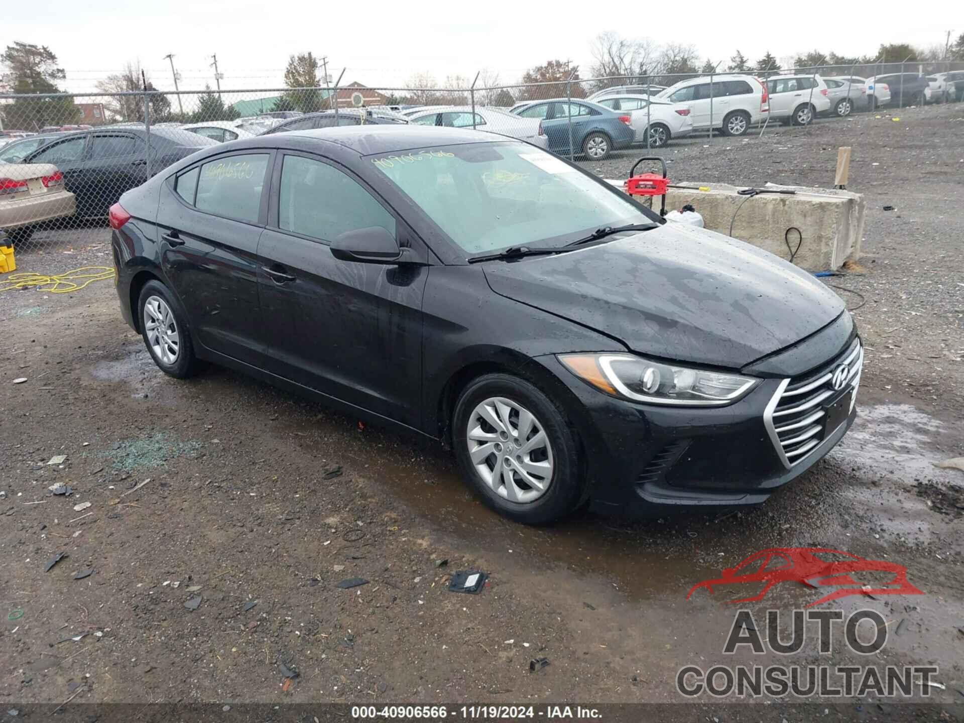 HYUNDAI ELANTRA 2017 - 5NPD74LF8HH100866