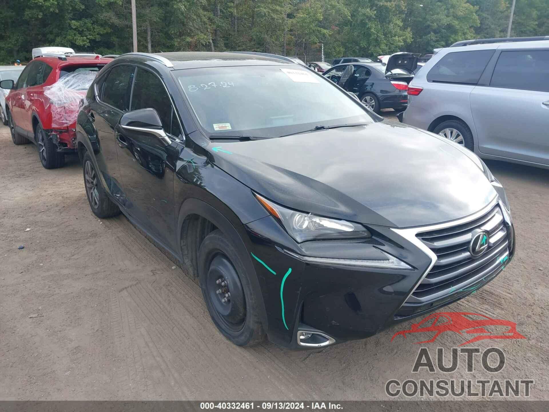 LEXUS NX 200T 2016 - JTJYARBZ5G2044538