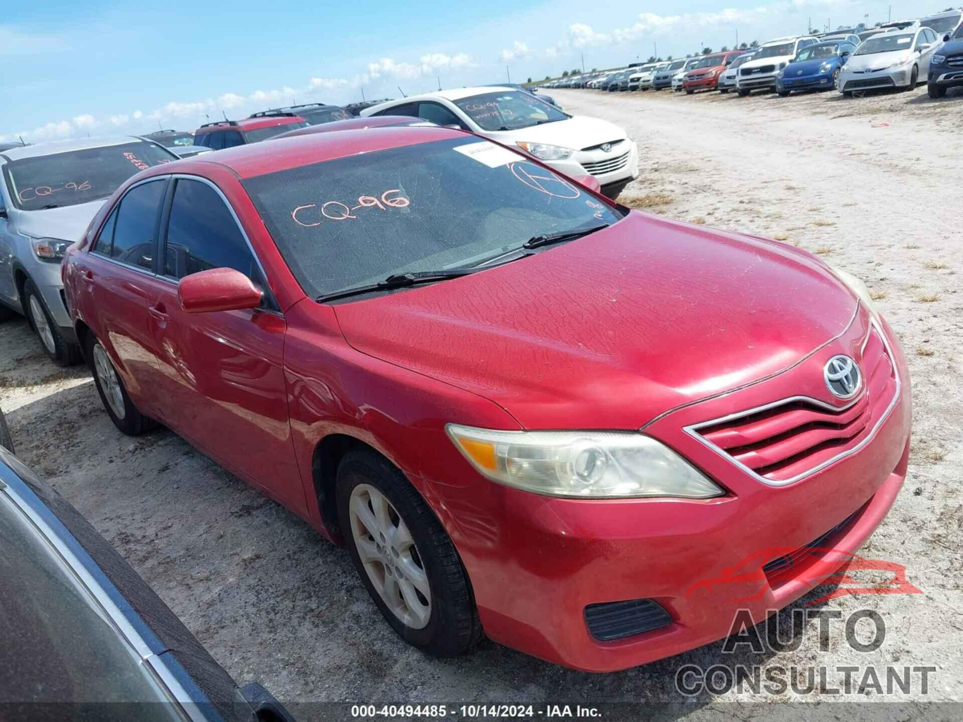TOYOTA CAMRY 2011 - 4T1BF3EK6BU583233