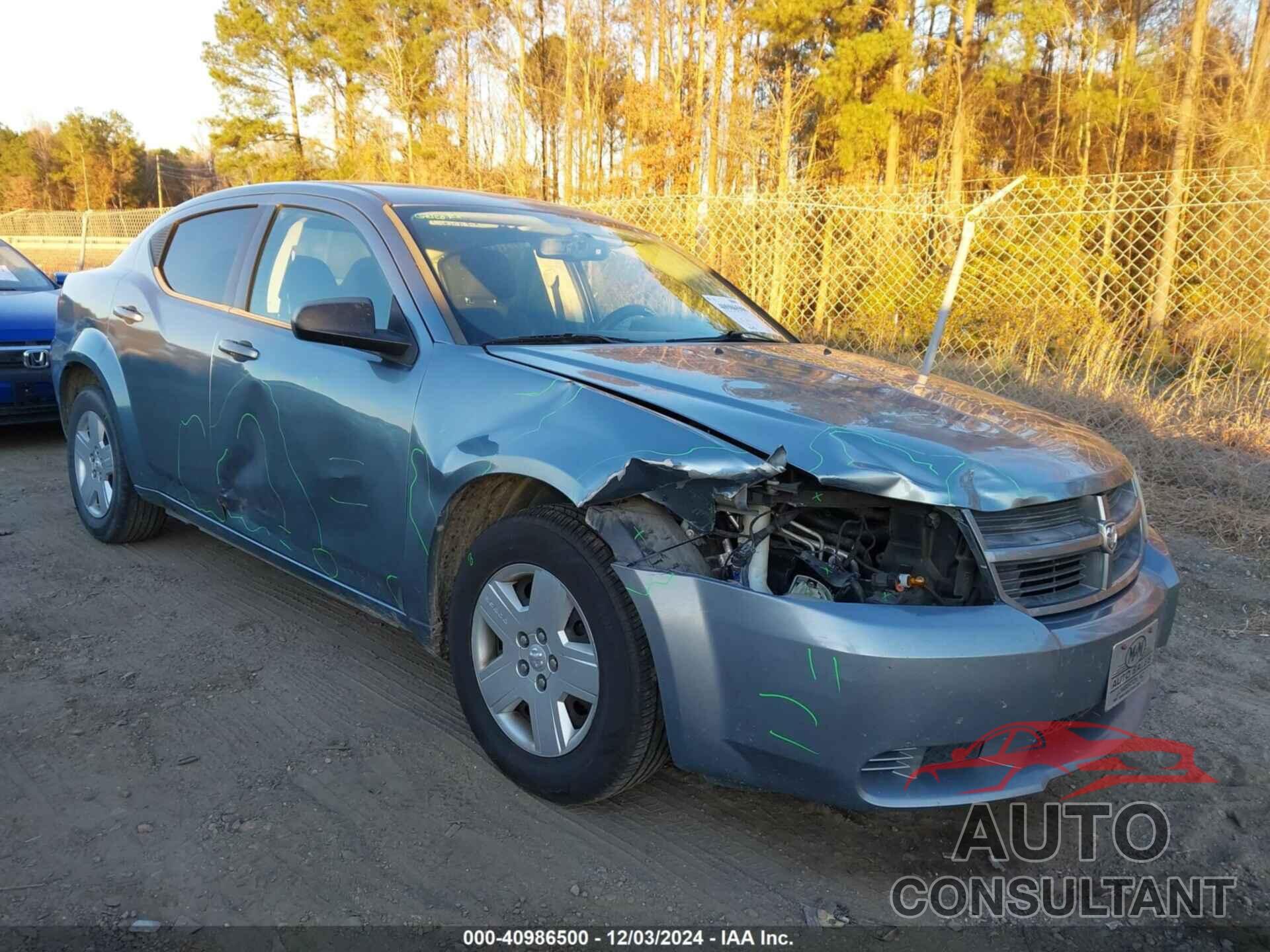 DODGE AVENGER 2010 - 1B3CC4FD7AN180007