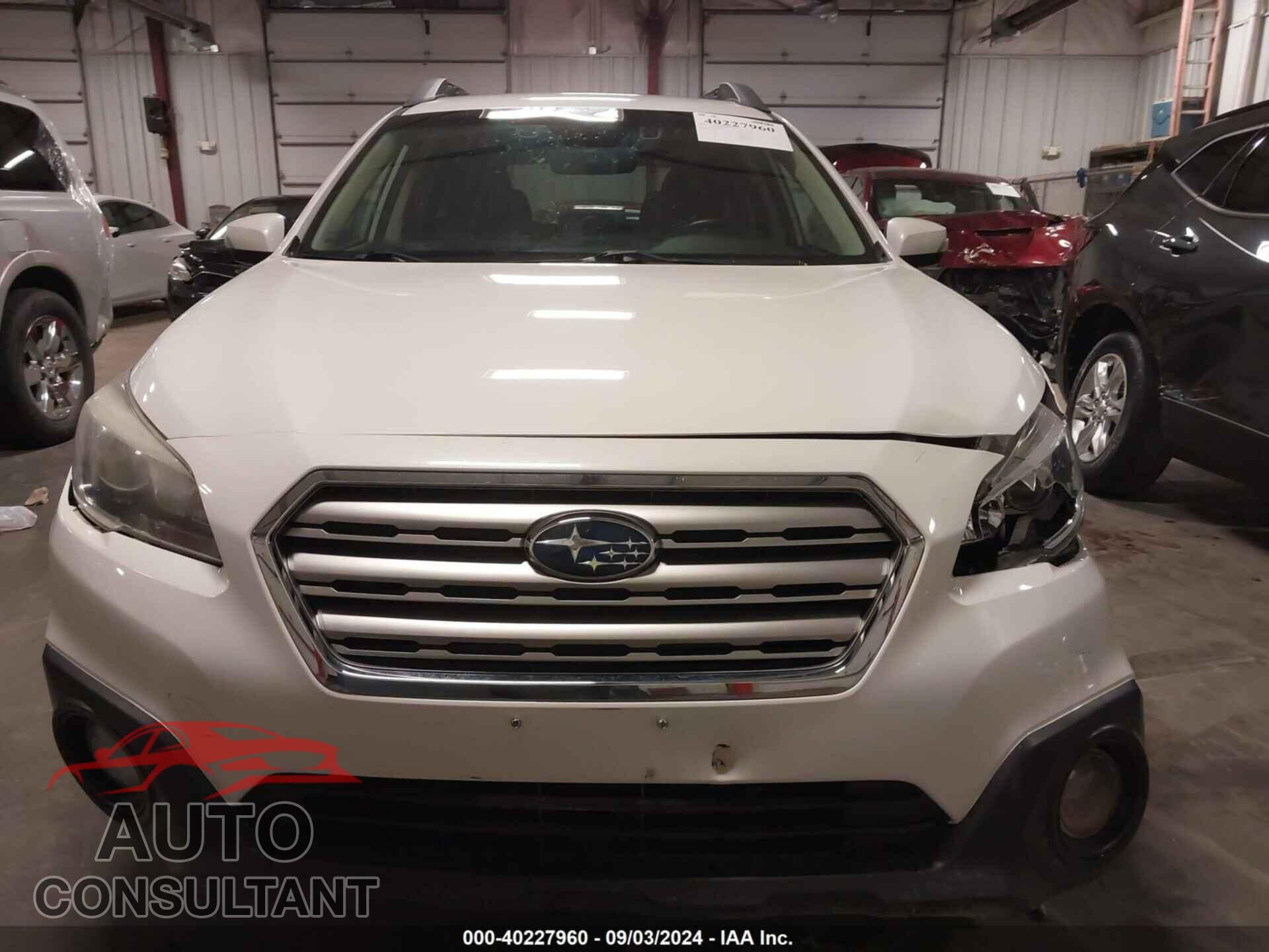 SUBARU OUTBACK 2017 - 4S4BSAFCXH3244125
