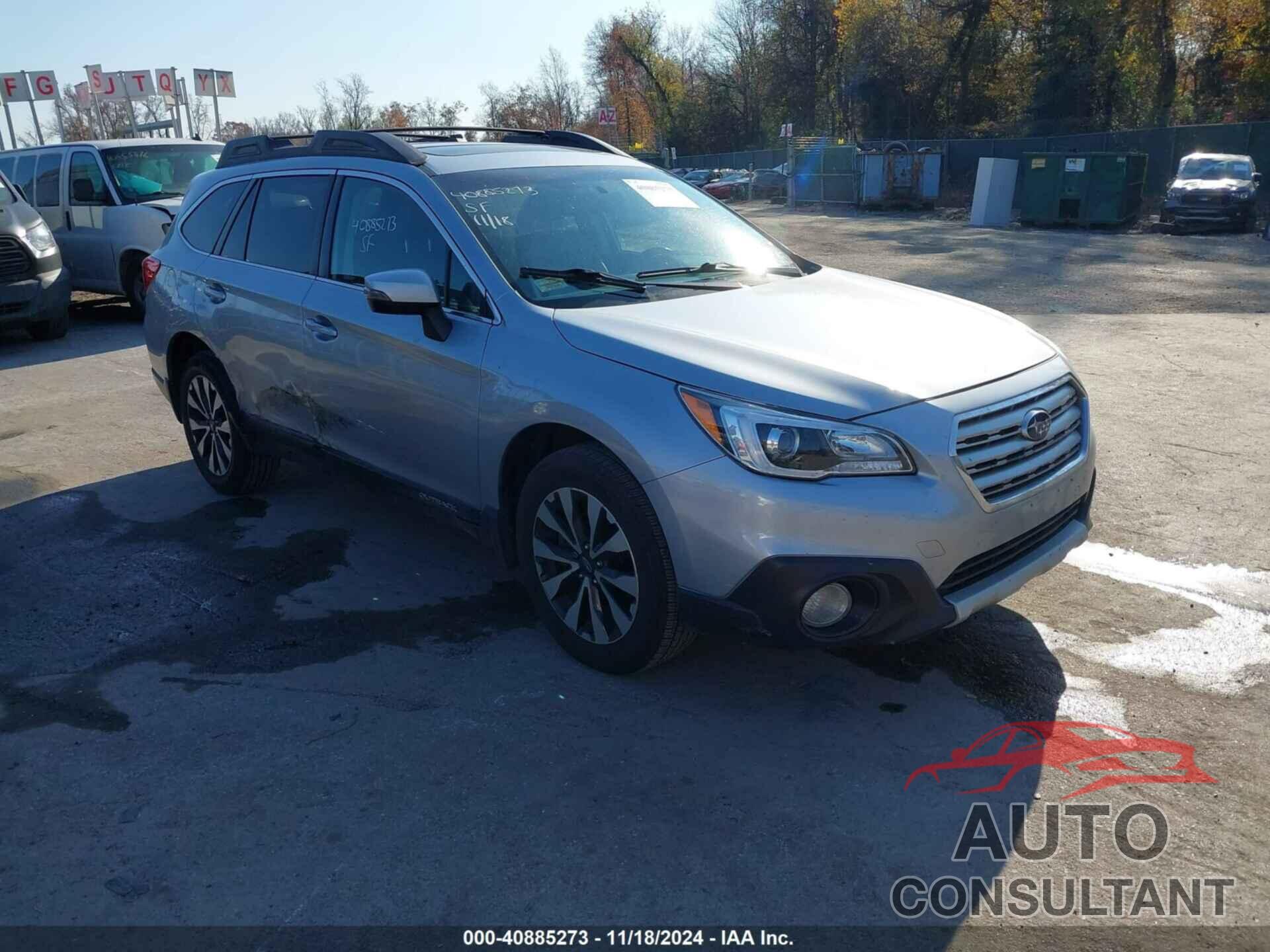 SUBARU OUTBACK 2015 - 4S4BSBLC0F3230029