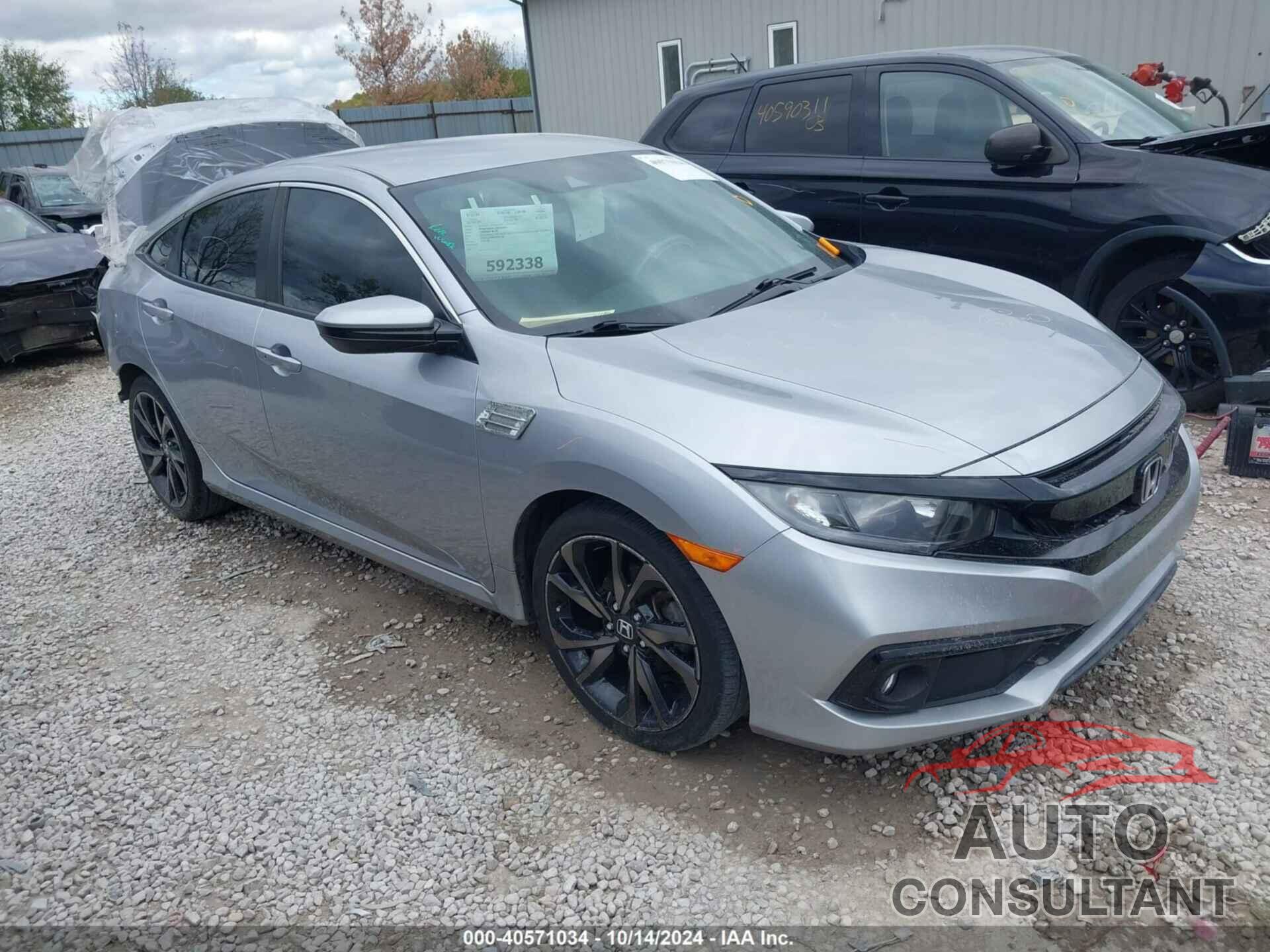 HONDA CIVIC 2019 - 2HGFC2F88KH501180