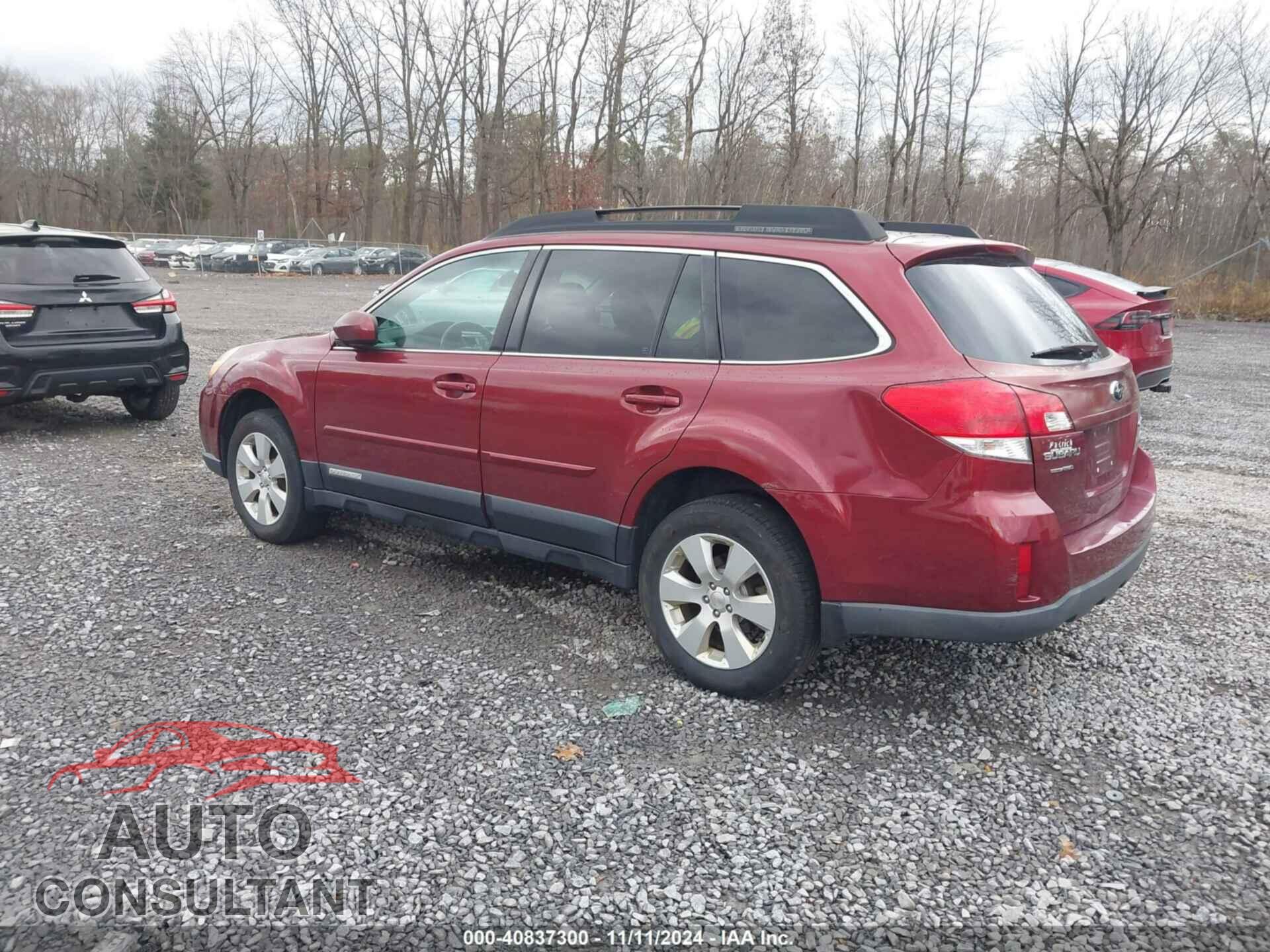 SUBARU OUTBACK 2012 - 4S4BRBCC7C3276139