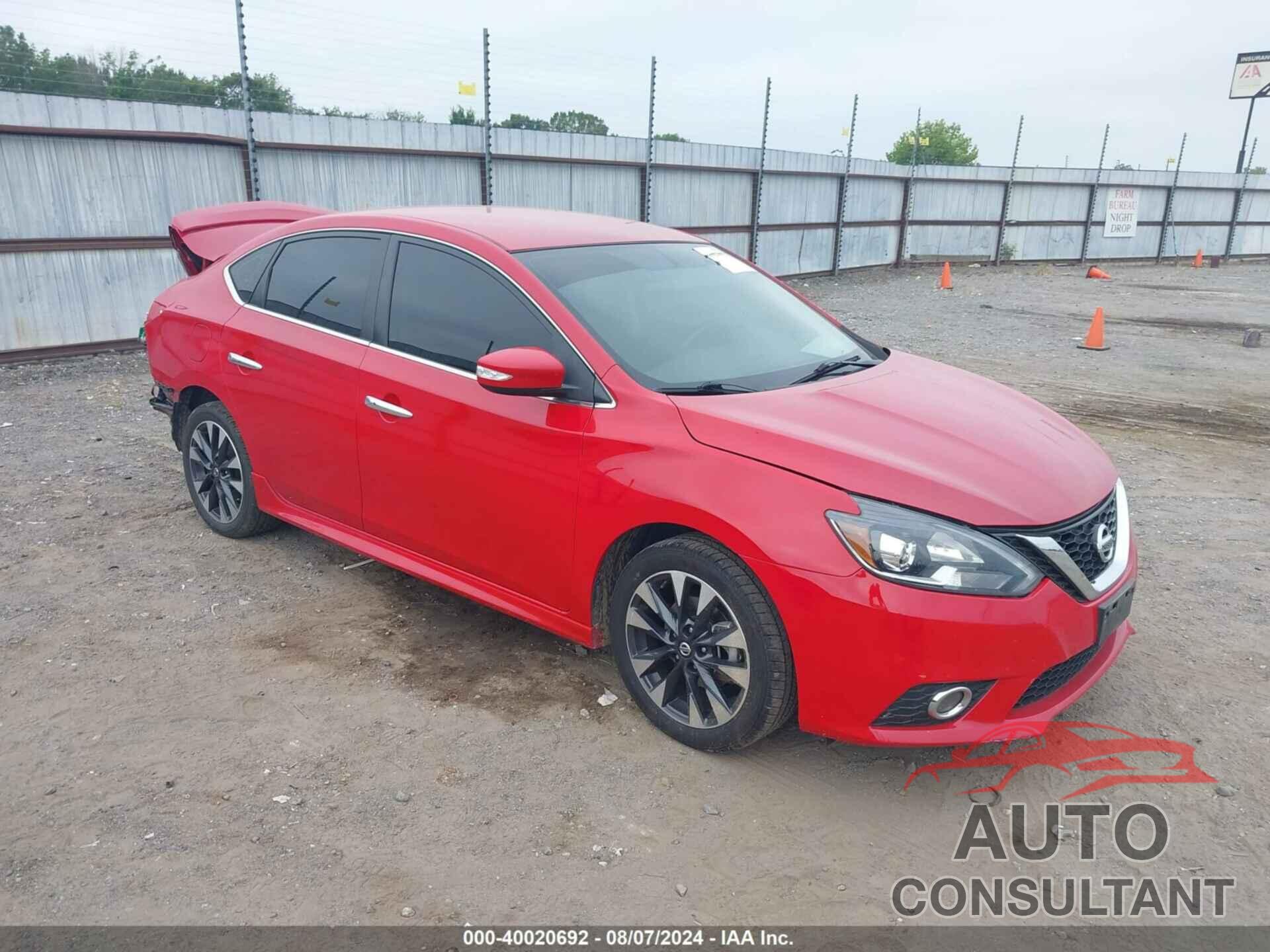 NISSAN SENTRA 2019 - 3N1AB7AP4KY293044