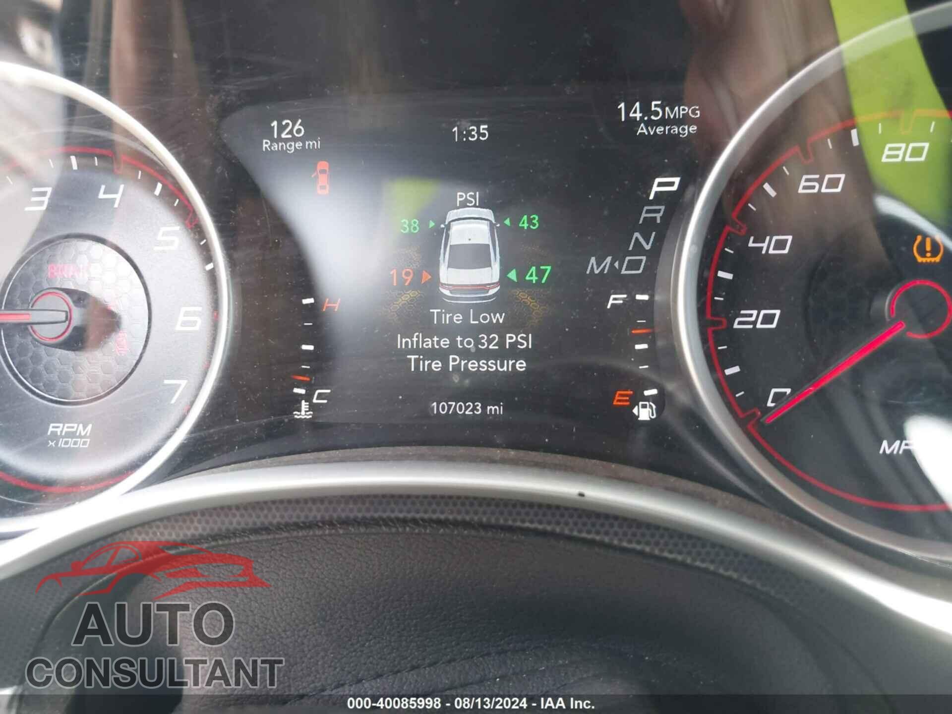 DODGE CHARGER 2016 - 2C3CDXCTXGH303426