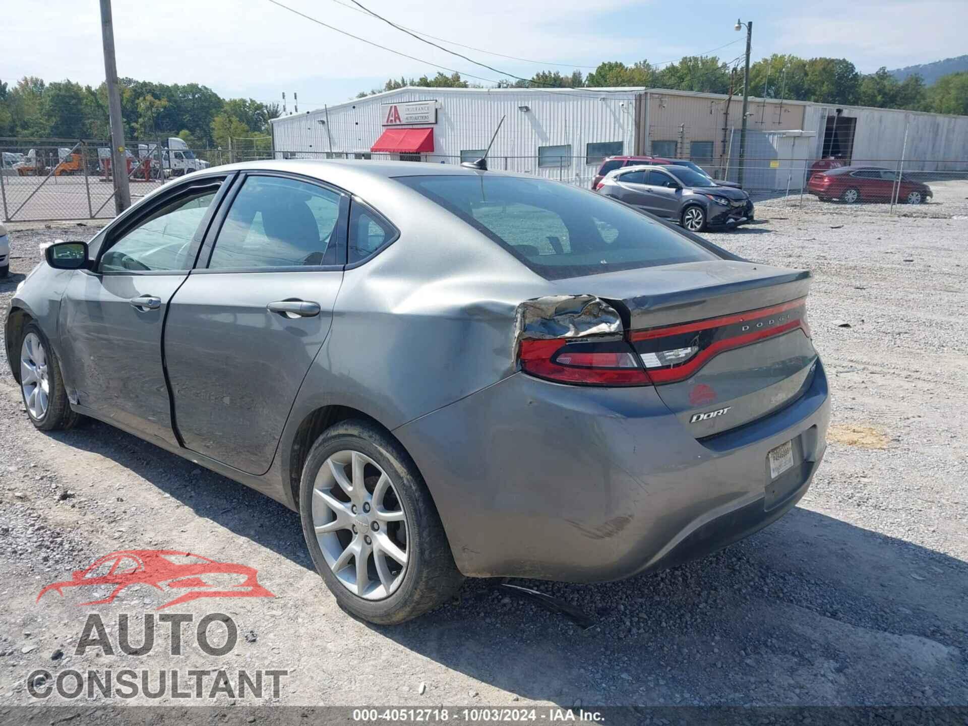 DODGE DART 2013 - 1C3CDFBA4DD198840