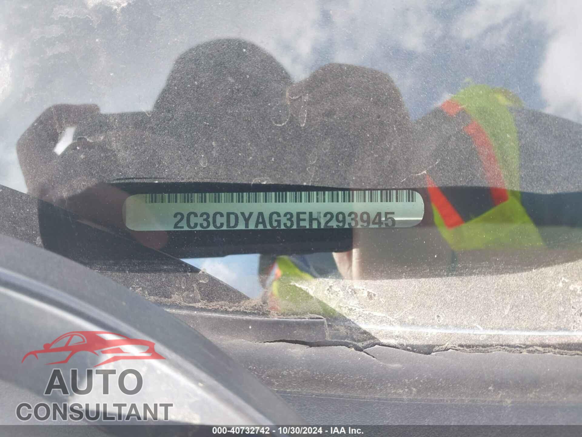 DODGE CHALLENGER 2014 - 2C3CDYAG3EH293945