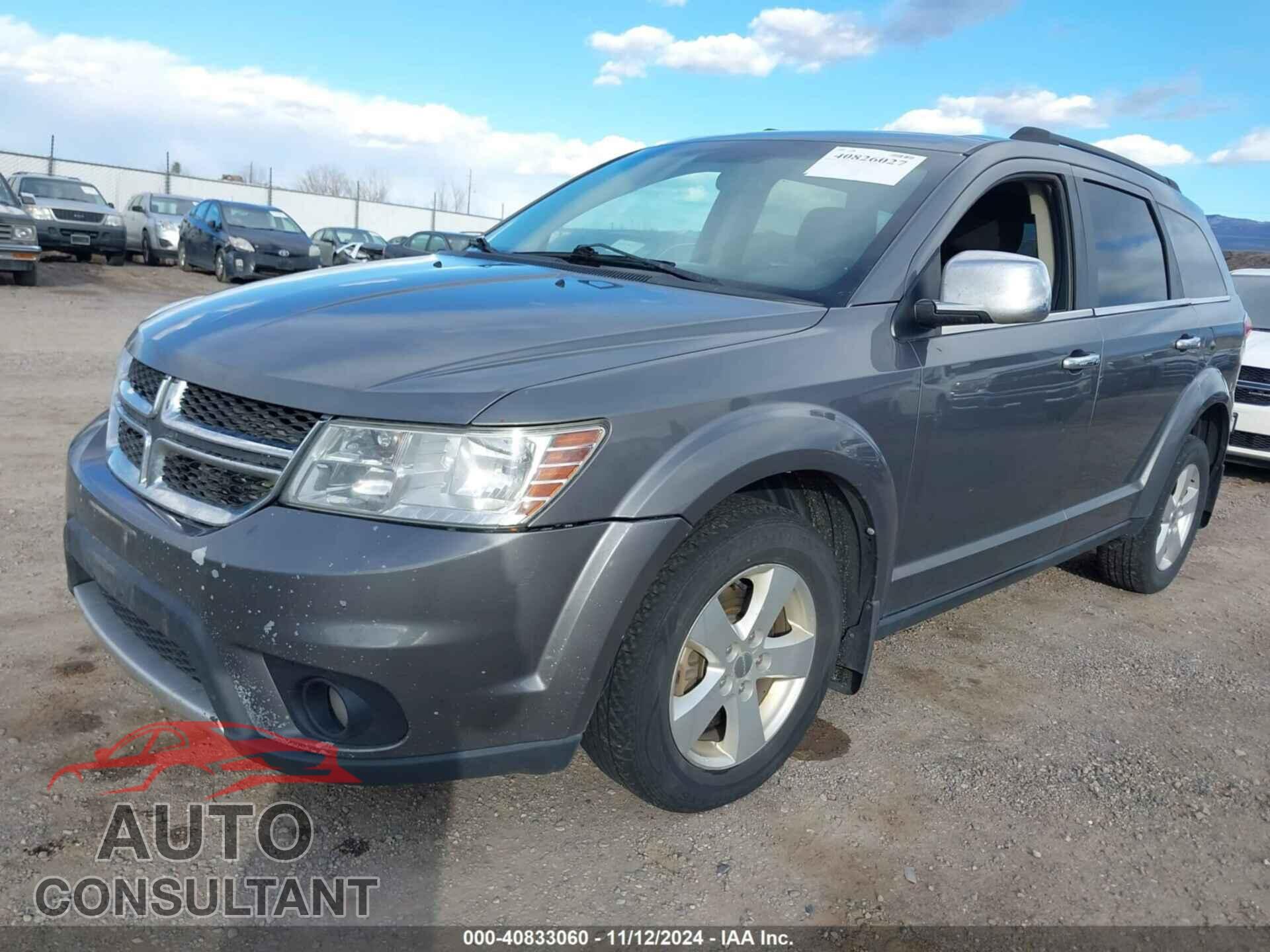 DODGE JOURNEY 2012 - 3C4PDDBG0CT320561