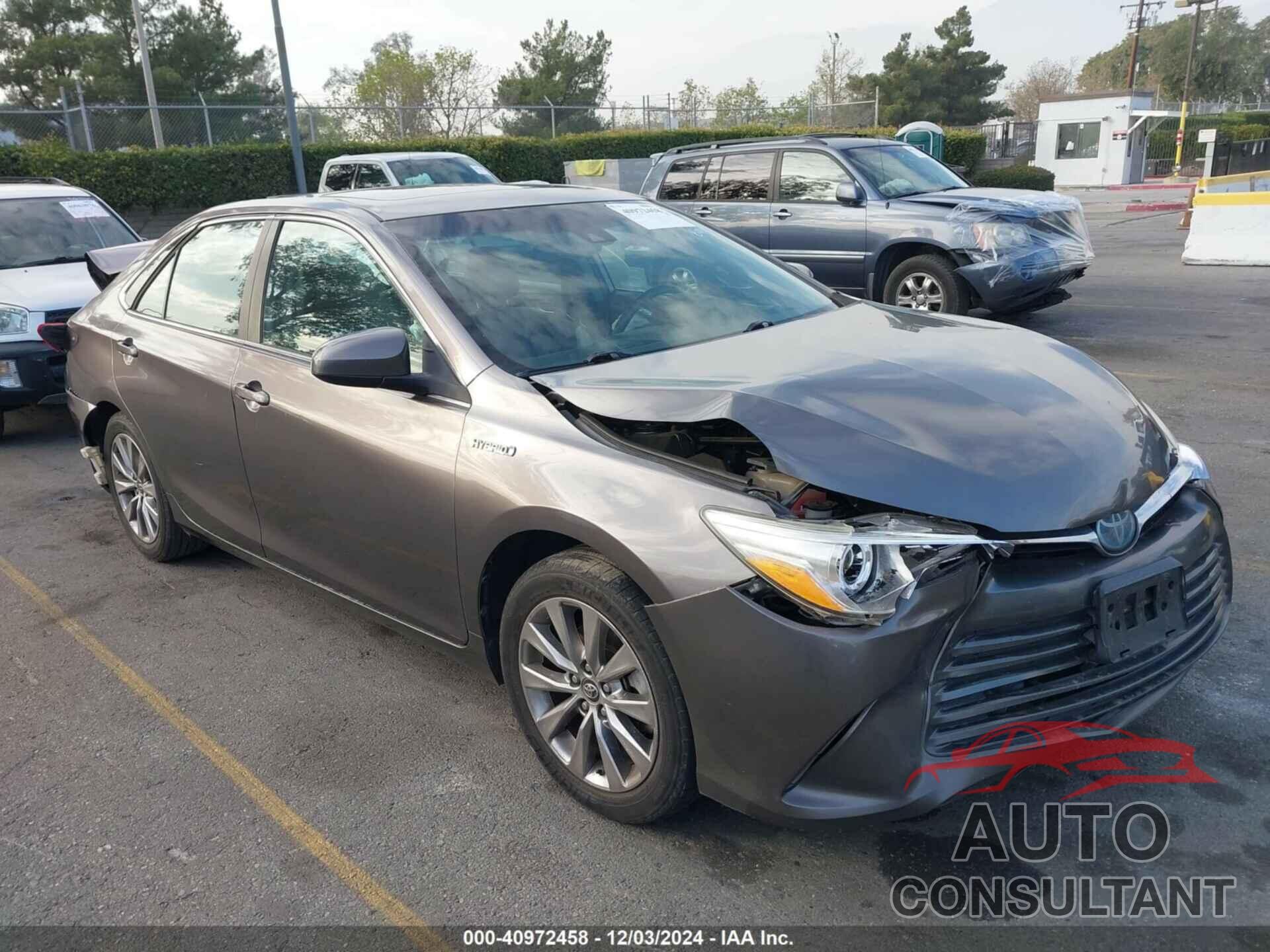 TOYOTA CAMRY HYBRID 2017 - 4T1BD1FK8HU207182