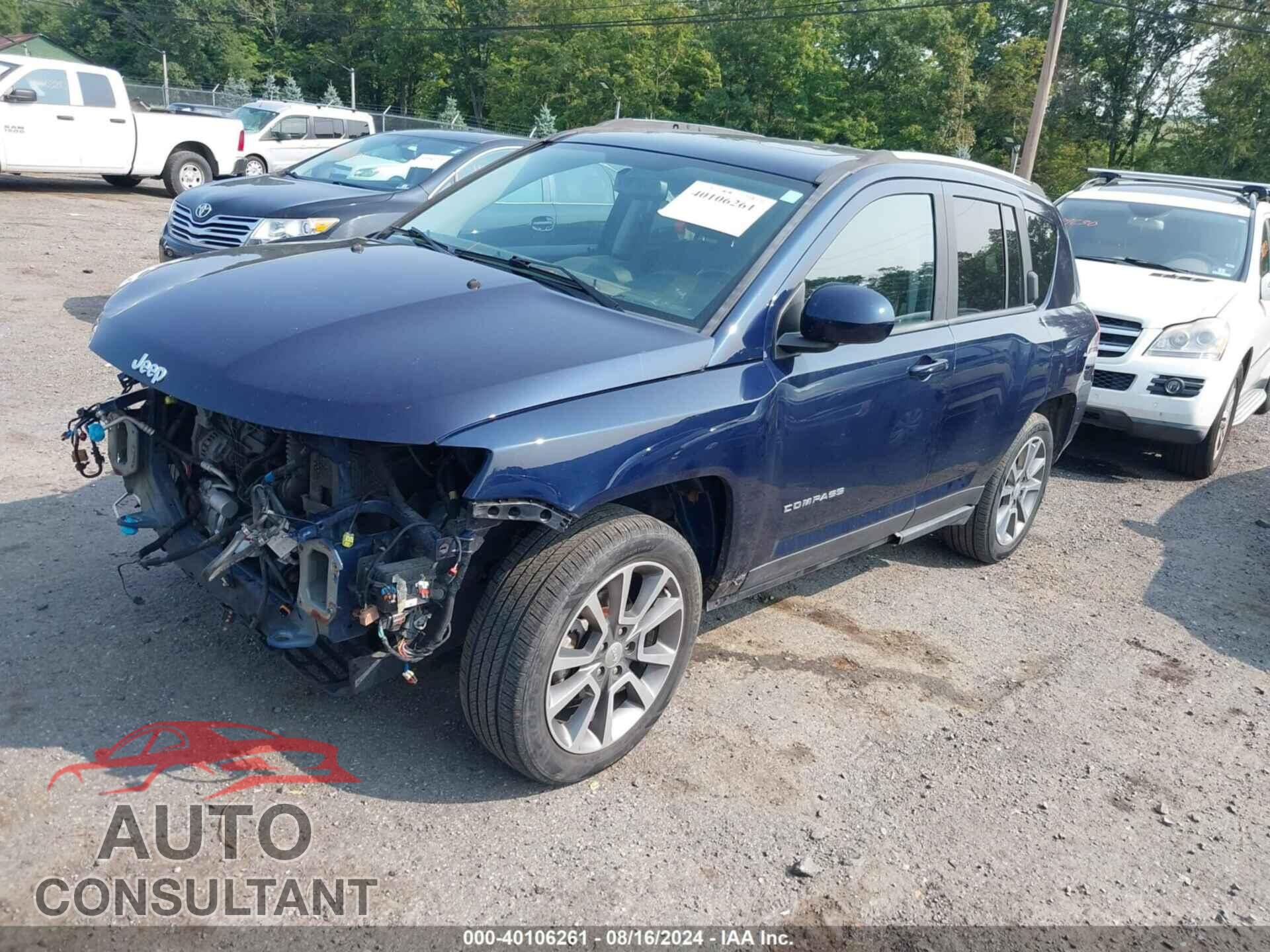 JEEP COMPASS 2017 - 1C4NJDEB3HD188733