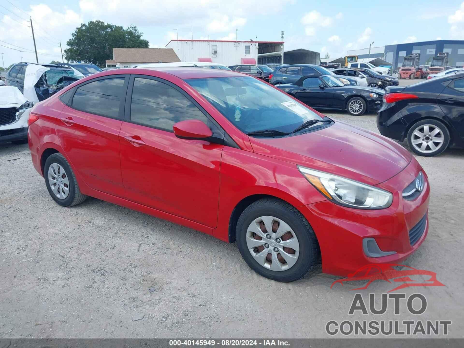 HYUNDAI ACCENT 2016 - KMHCT4AE4GU007554