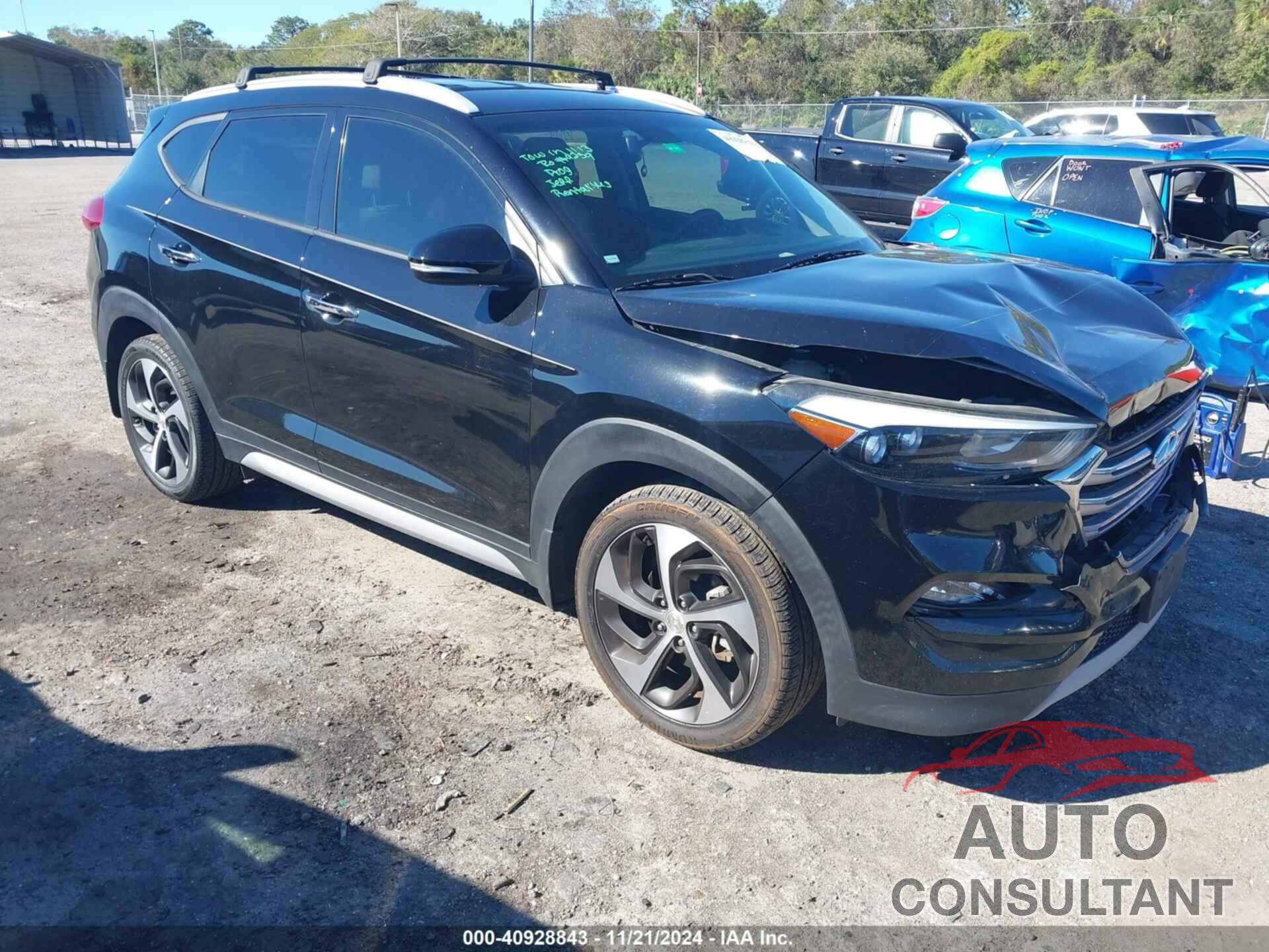 HYUNDAI TUCSON 2017 - KM8J3CA25HU376318