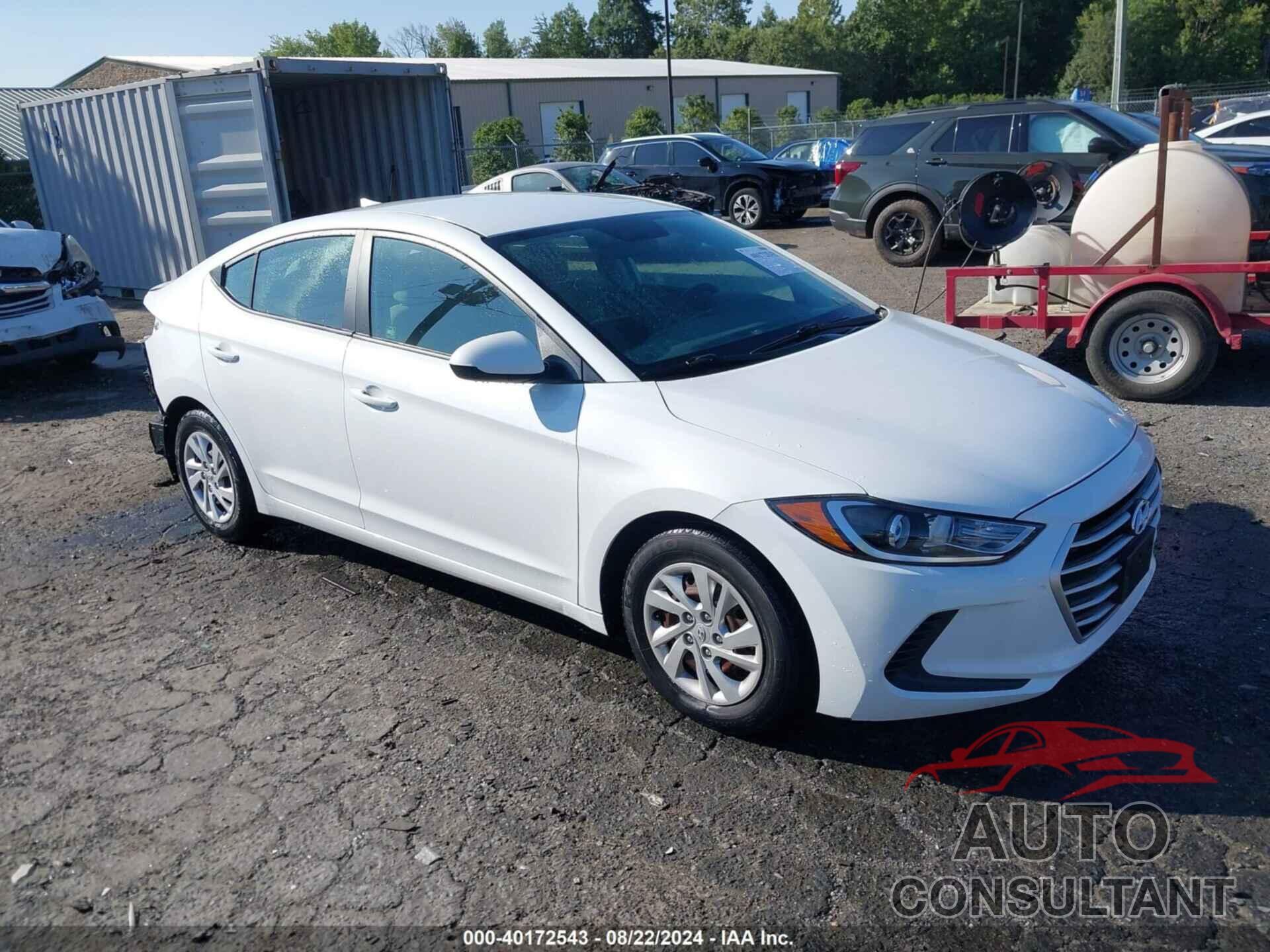 HYUNDAI ELANTRA 2017 - 5NPD74LF8HH059526