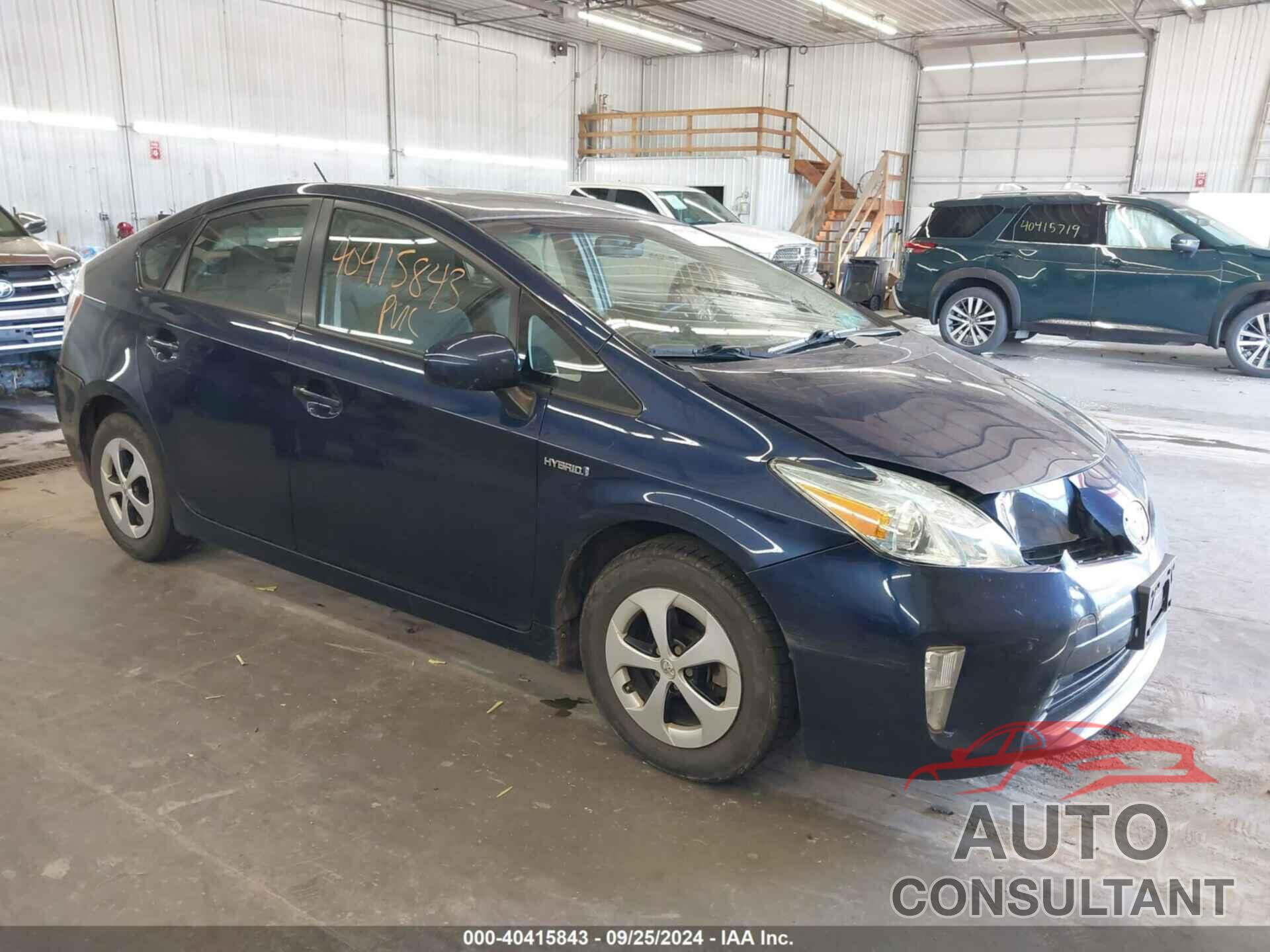 TOYOTA PRIUS 2012 - JTDKN3DU7C1570813