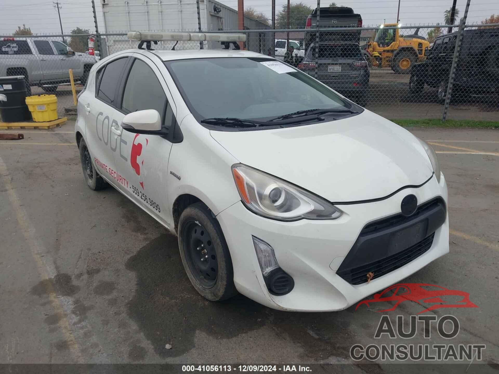 TOYOTA PRIUS C 2015 - JTDKDTB38F1112621