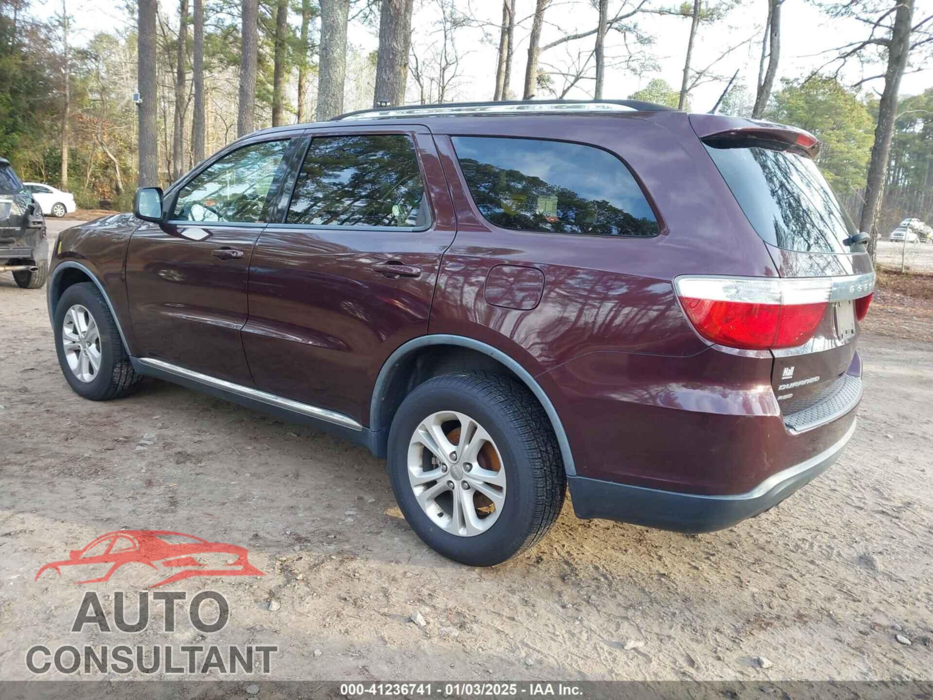 DODGE DURANGO 2012 - 1C4RDJAG7CC147013