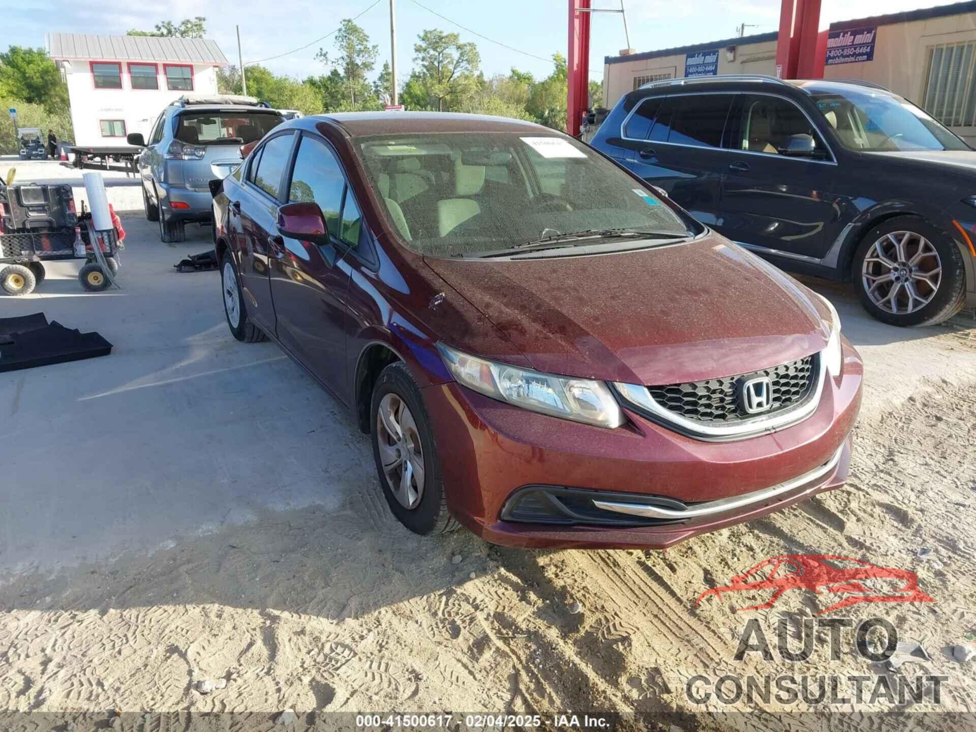 HONDA CIVIC 2013 - 19XFB2F5XDE022250