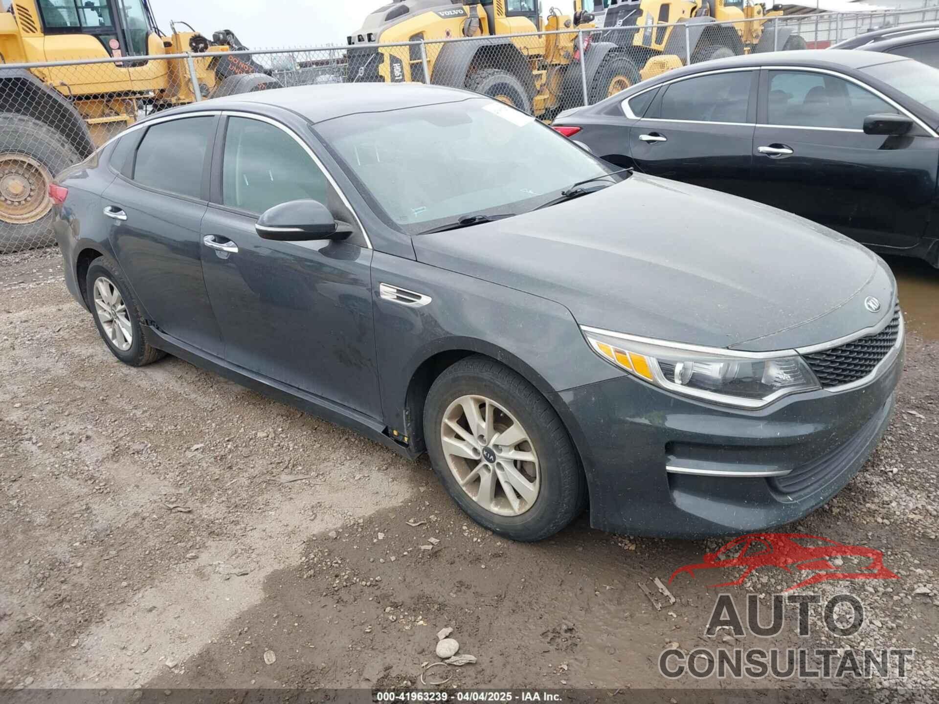 KIA OPTIMA 2016 - KNAGT4L37G5070799