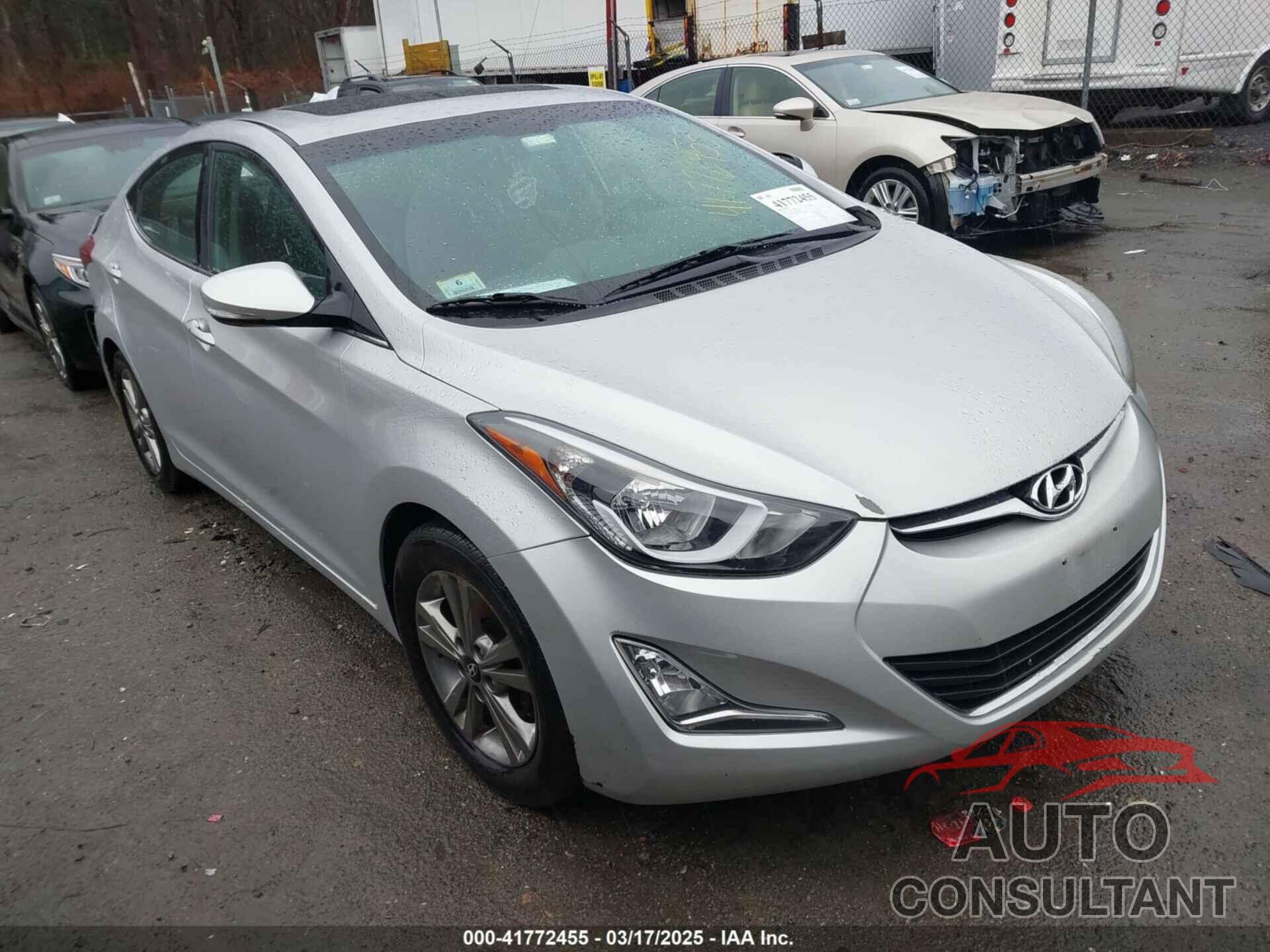 HYUNDAI ELANTRA 2016 - 5NPDH4AEXGH784647