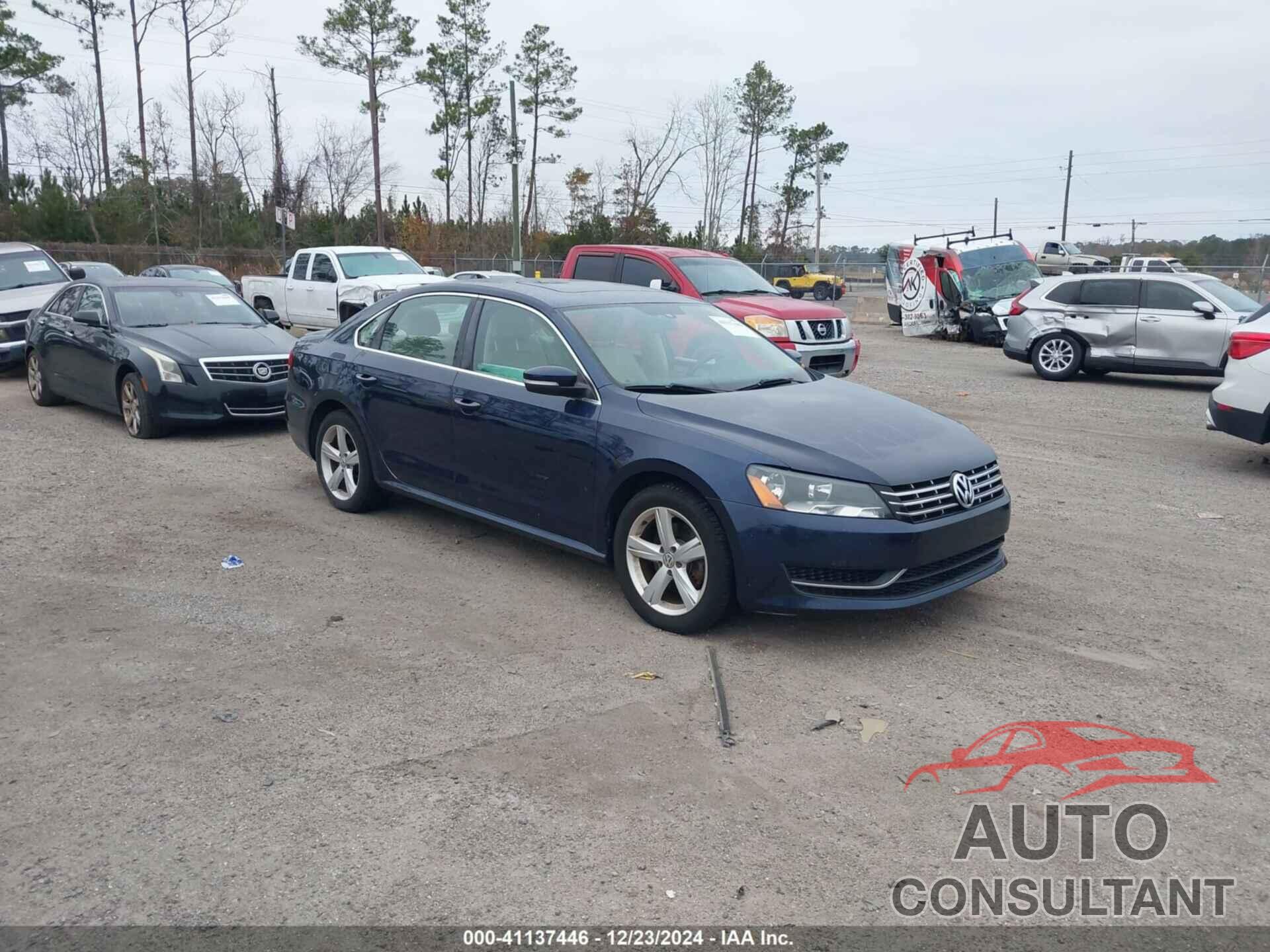 VOLKSWAGEN PASSAT 2013 - 1VWBP7A38DC077951