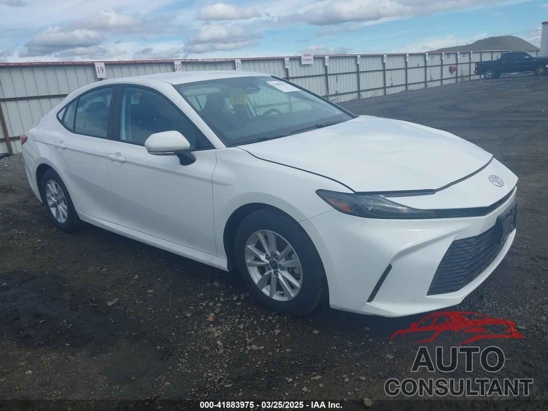 TOYOTA CAMRY 2025 - 4T1DAACK1SU009153