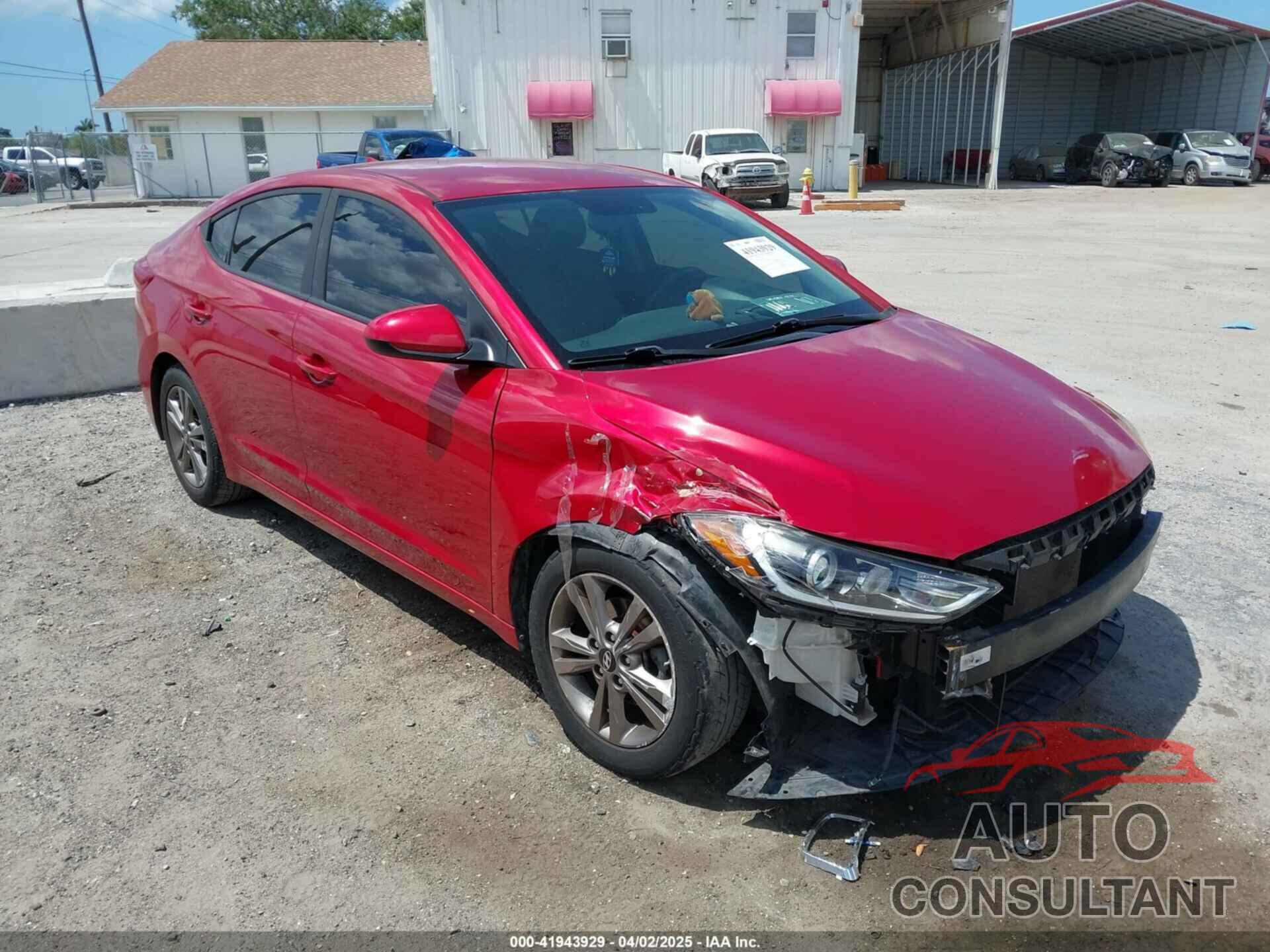 HYUNDAI ELANTRA 2018 - 5NPD84LF2JH258218
