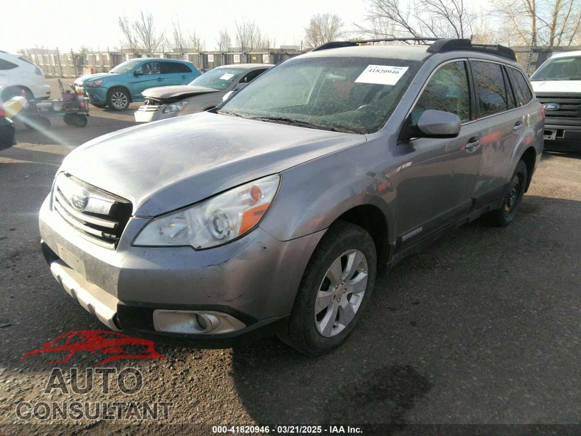 SUBARU OUTBACK 2011 - 4S4BRCCC6B3356522