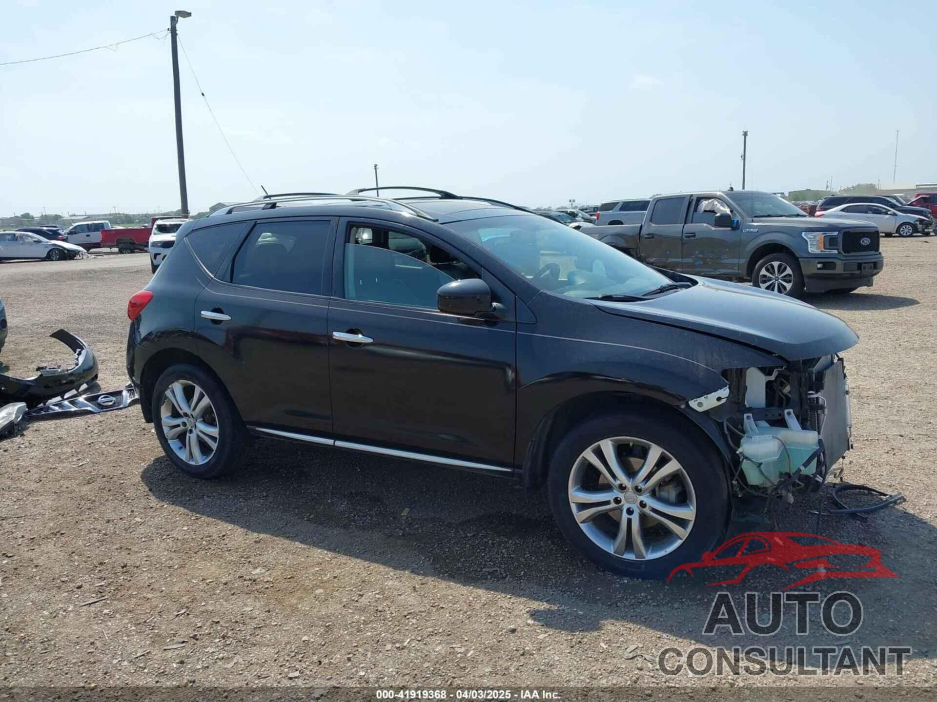 NISSAN MURANO 2010 - JN8AZ1MU2AW020184