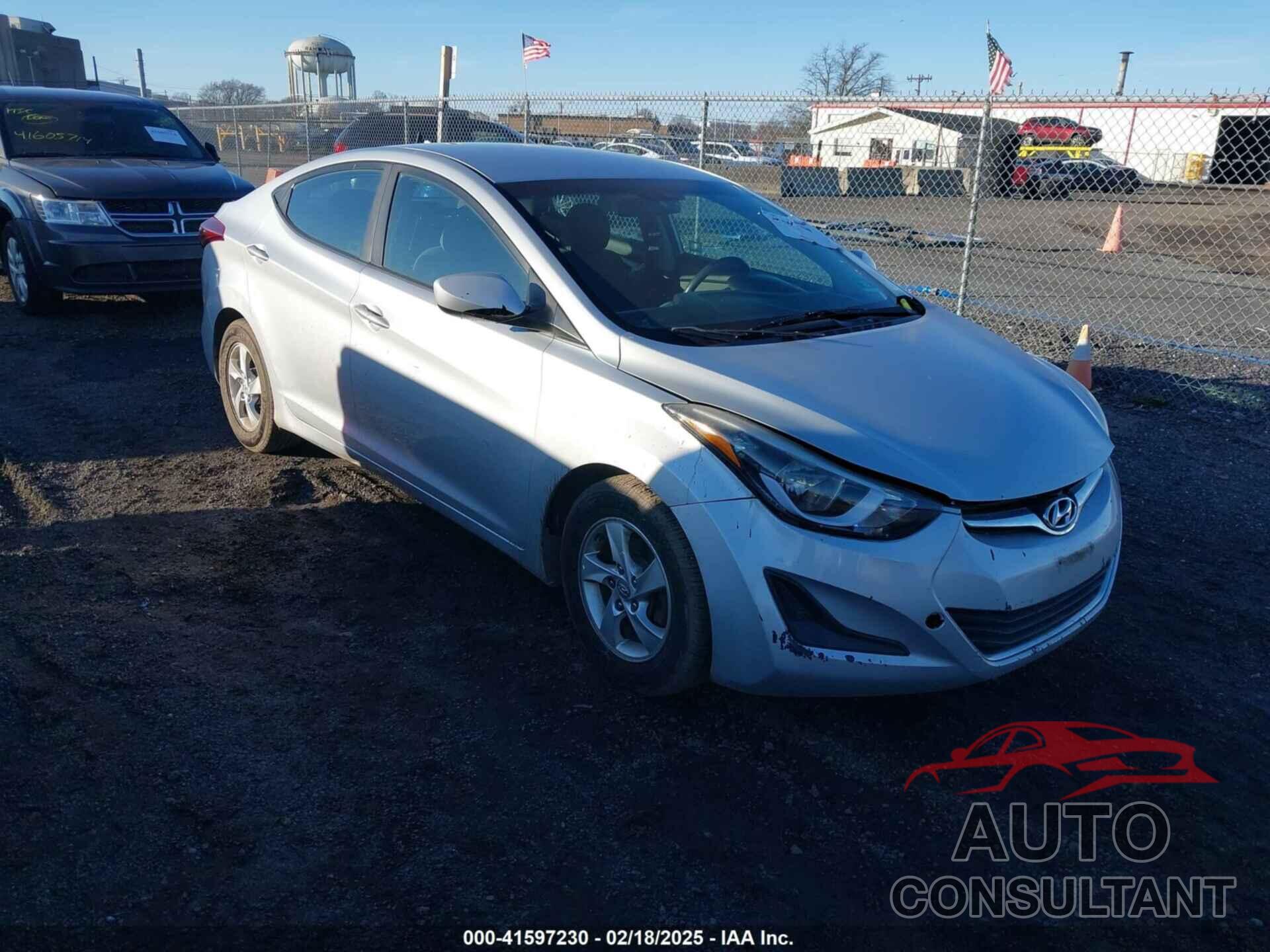HYUNDAI ELANTRA 2014 - 5NPDH4AEXEH503119