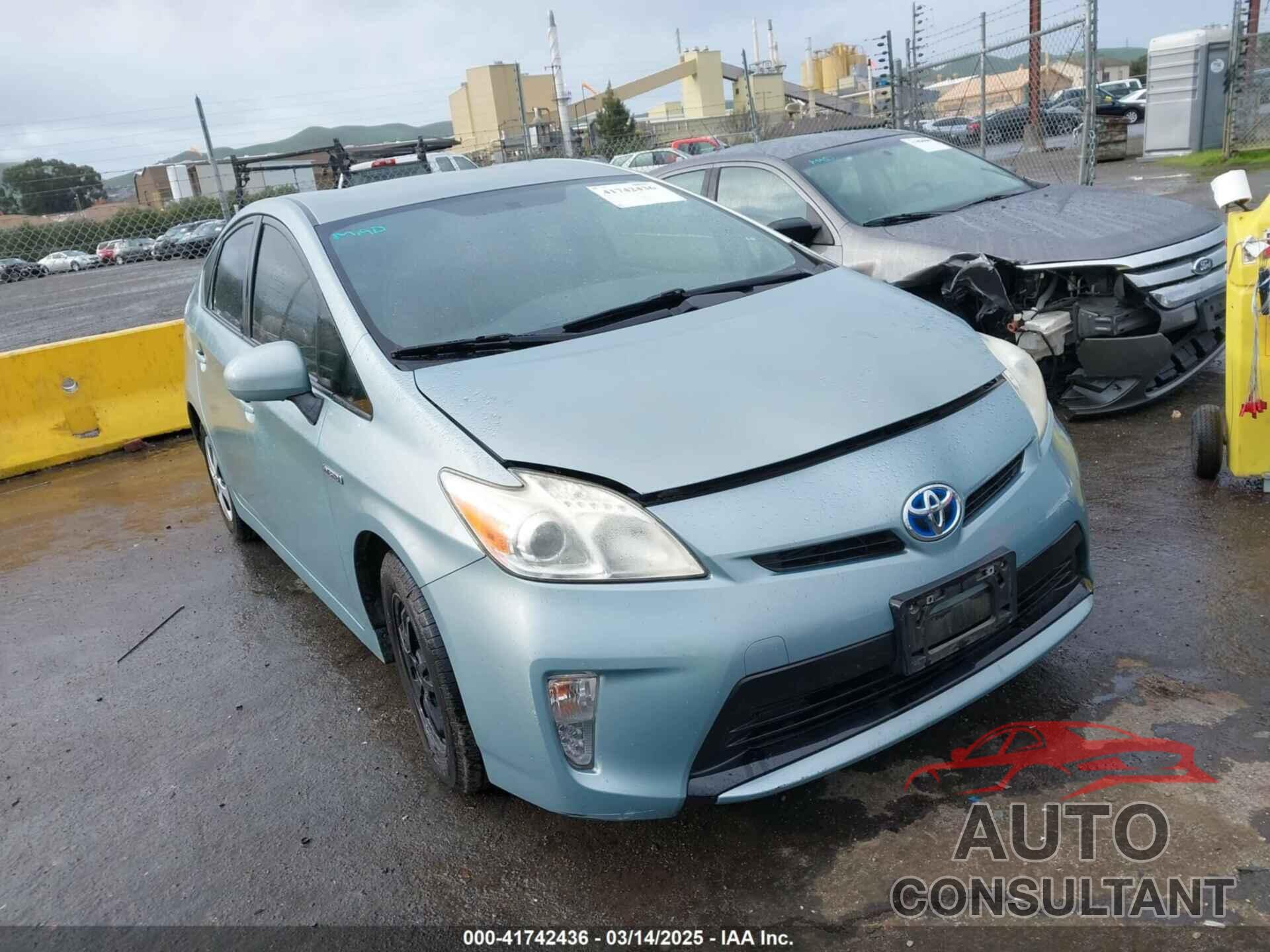 TOYOTA PRIUS 2012 - JTDKN3DU1C1560195