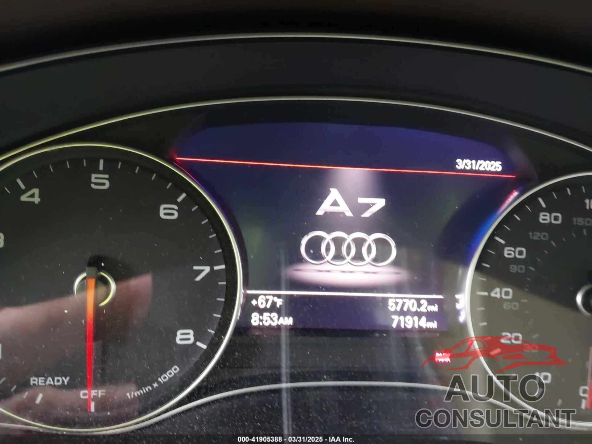 AUDI A7 2016 - WAUWGAFCXGN011482