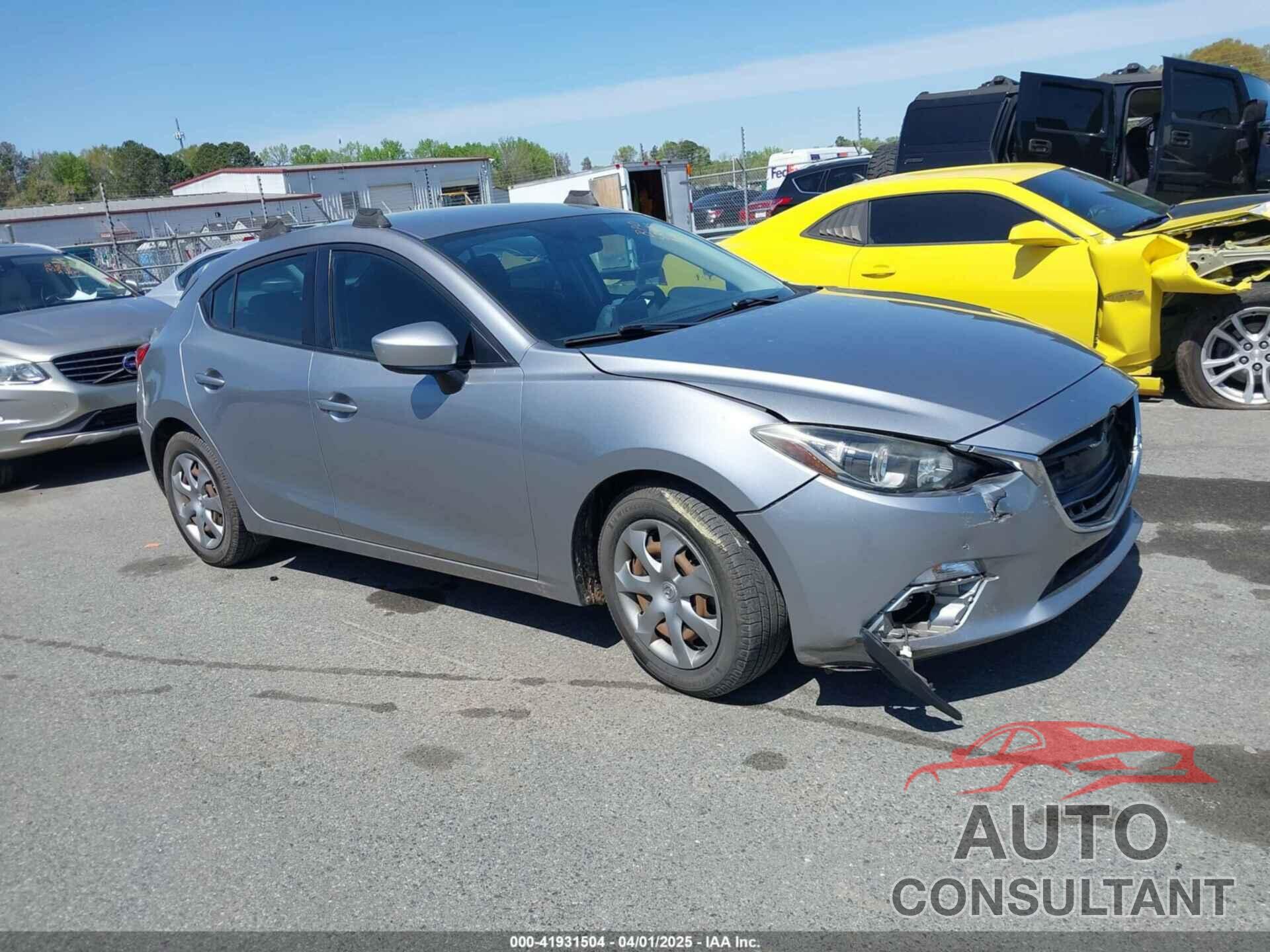 MAZDA MAZDA3 2016 - JM1BM1J73G1341721
