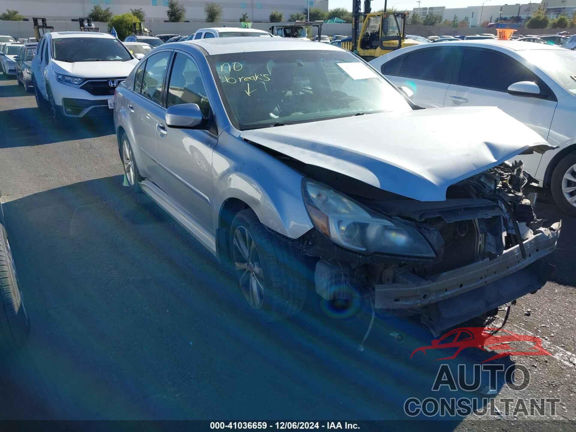 SUBARU LEGACY 2013 - 4S3BMBK62D3002685