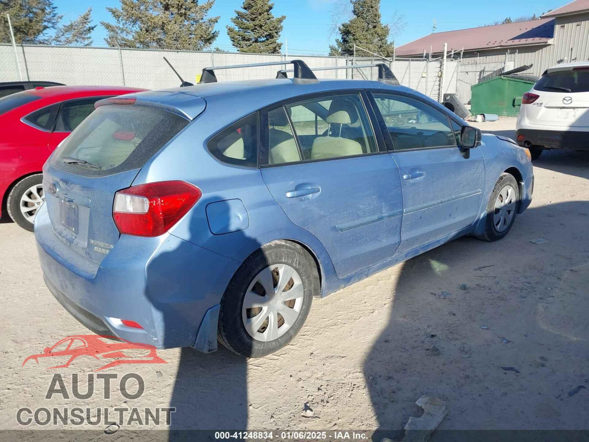 SUBARU IMPREZA 2012 - JF1GPAA68CH208402