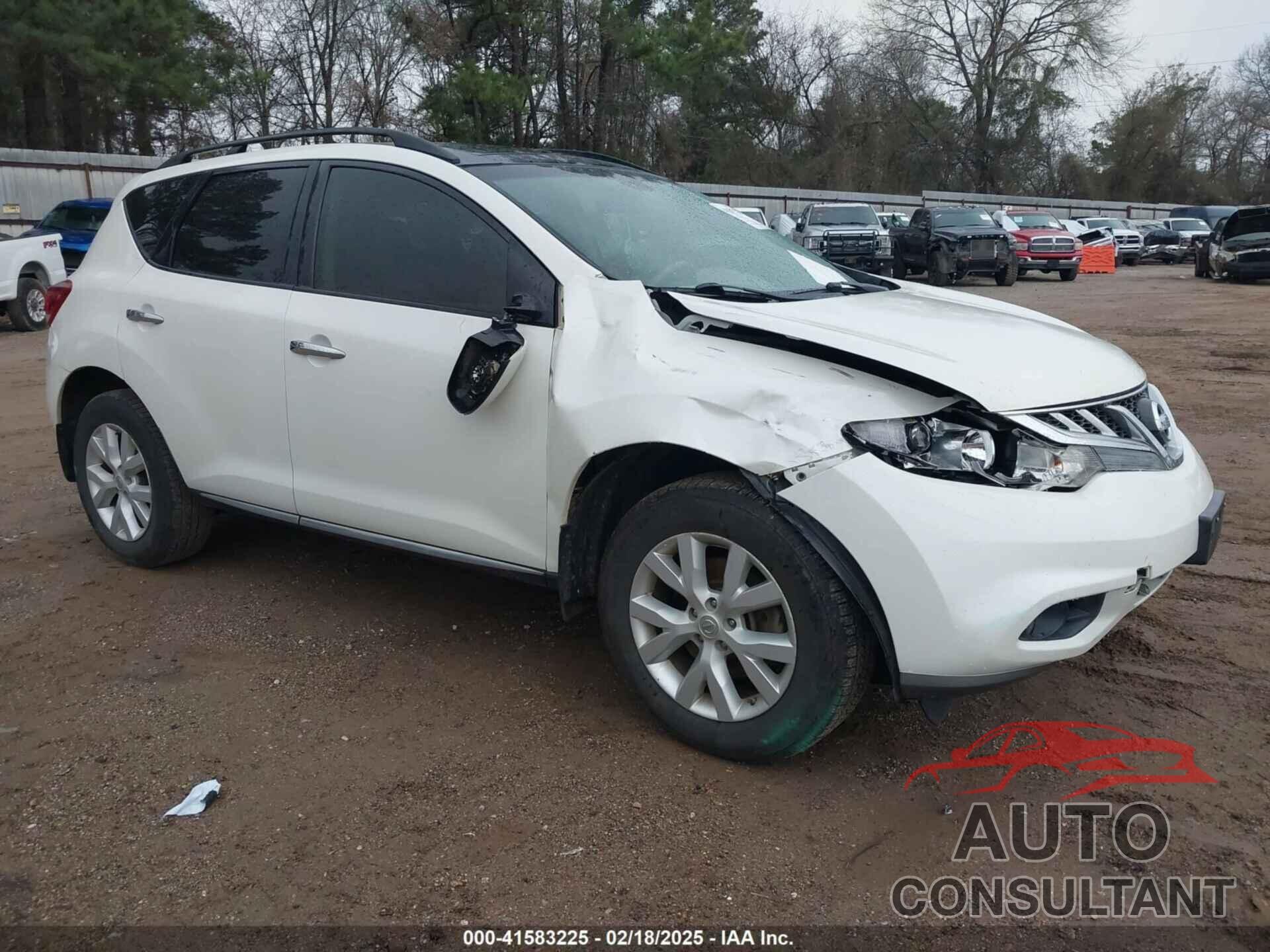 NISSAN MURANO 2013 - JN8AZ1MU6DW203141