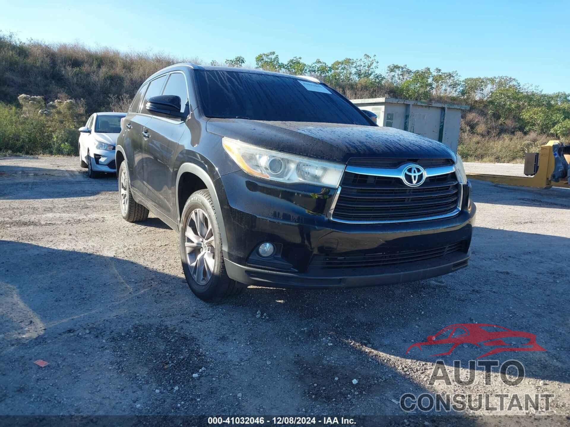 TOYOTA HIGHLANDER 2014 - 5TDKKRFH0ES030253