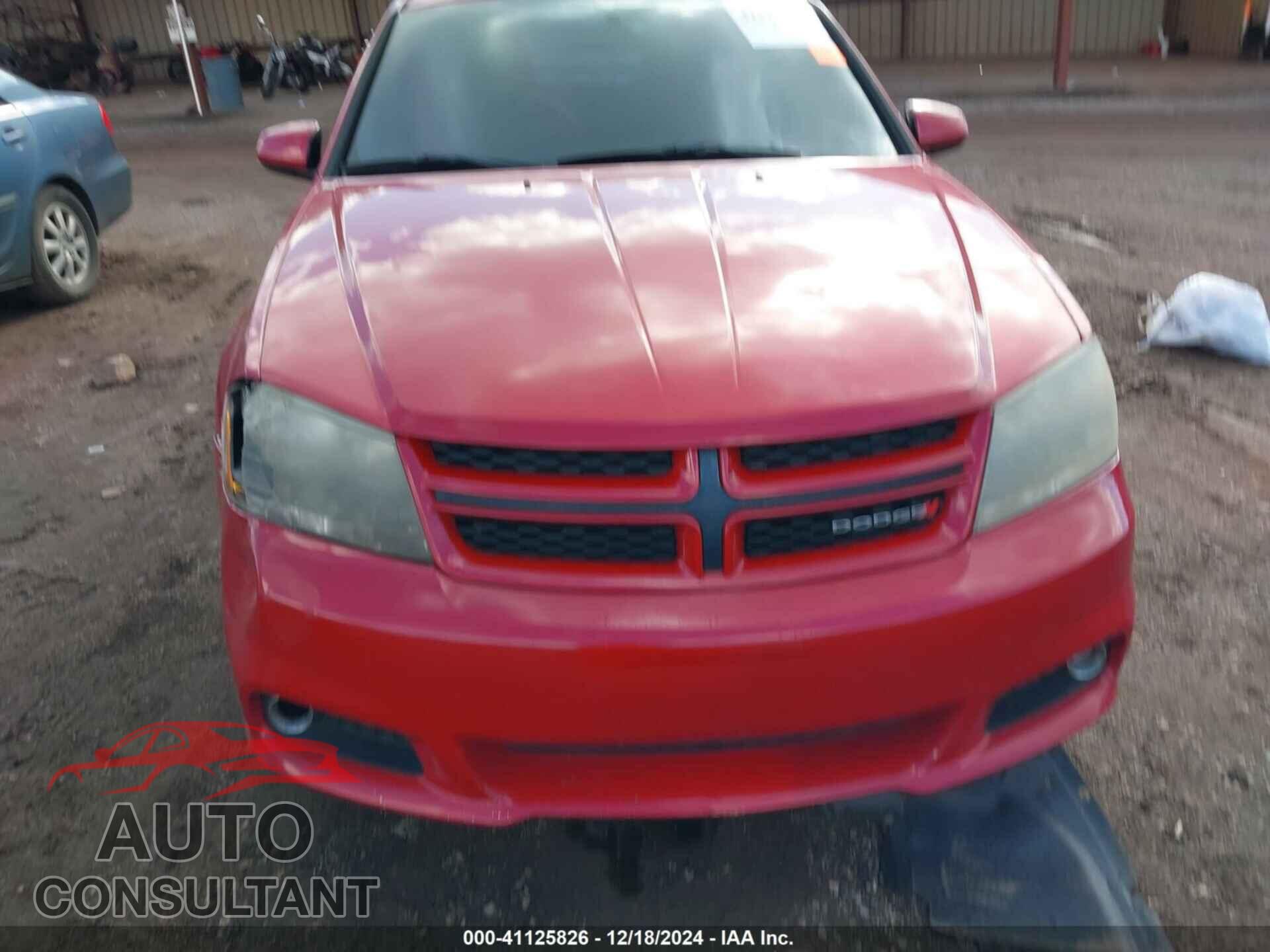 DODGE AVENGER 2013 - 1C3CDZCB4DN615781