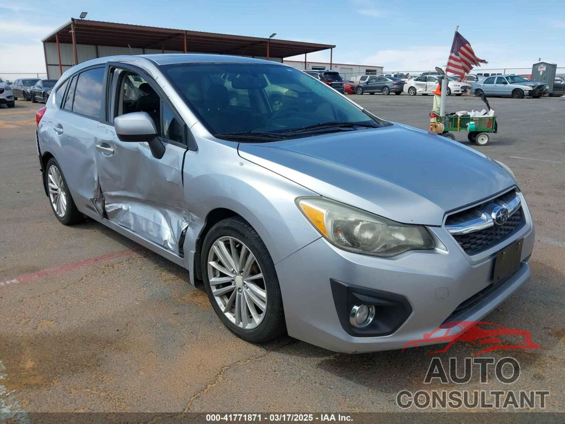 SUBARU IMPREZA 2012 - JF1GPAH62CH214766