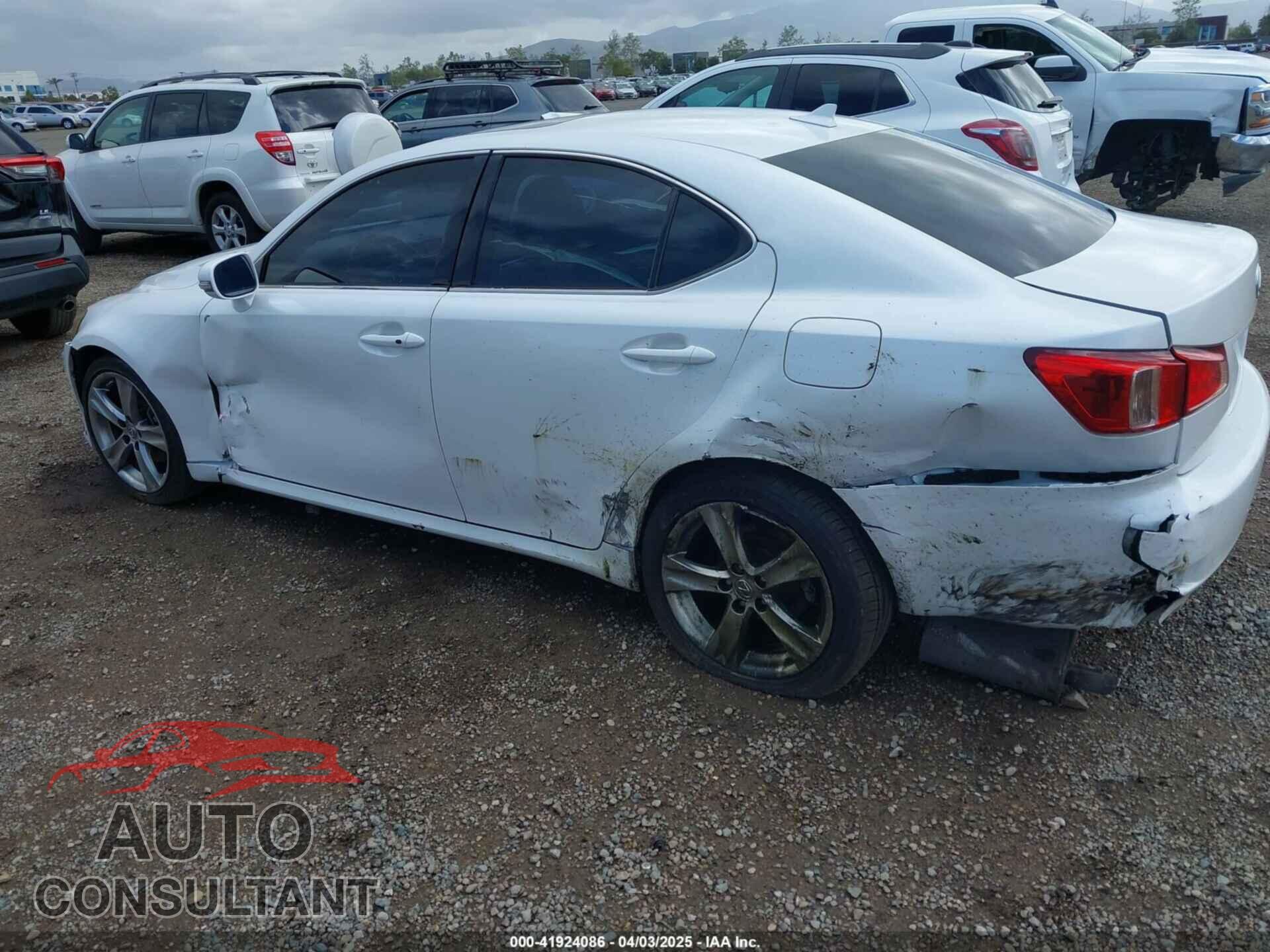 LEXUS IS 250 2012 - JTHBF5C26C5163422