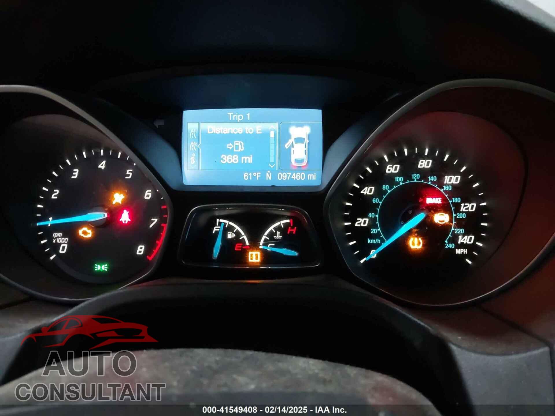 FORD FOCUS 2013 - 1FADP3F20DL352710