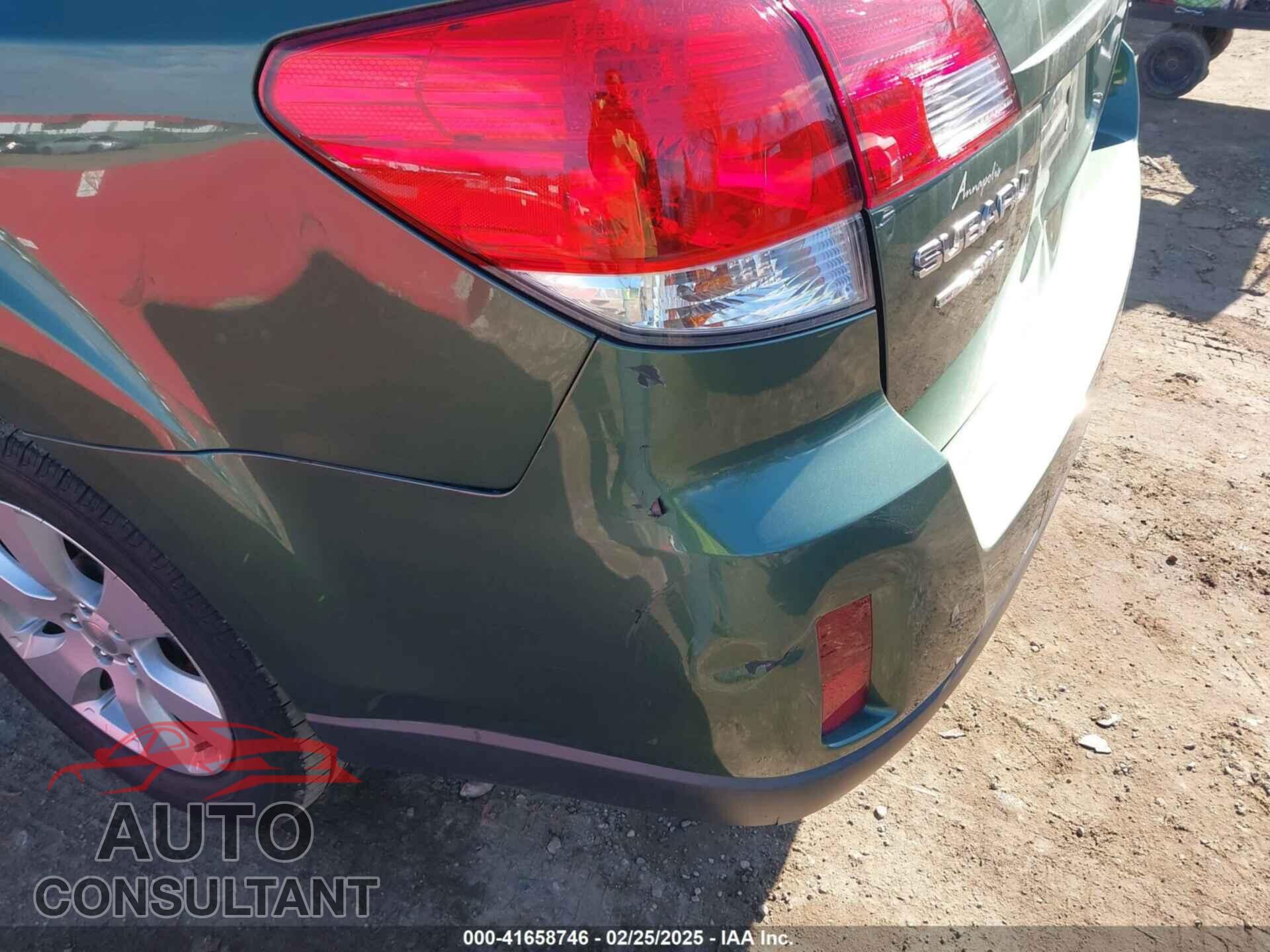 SUBARU OUTBACK 2011 - 4S4BRBKCXB3311577