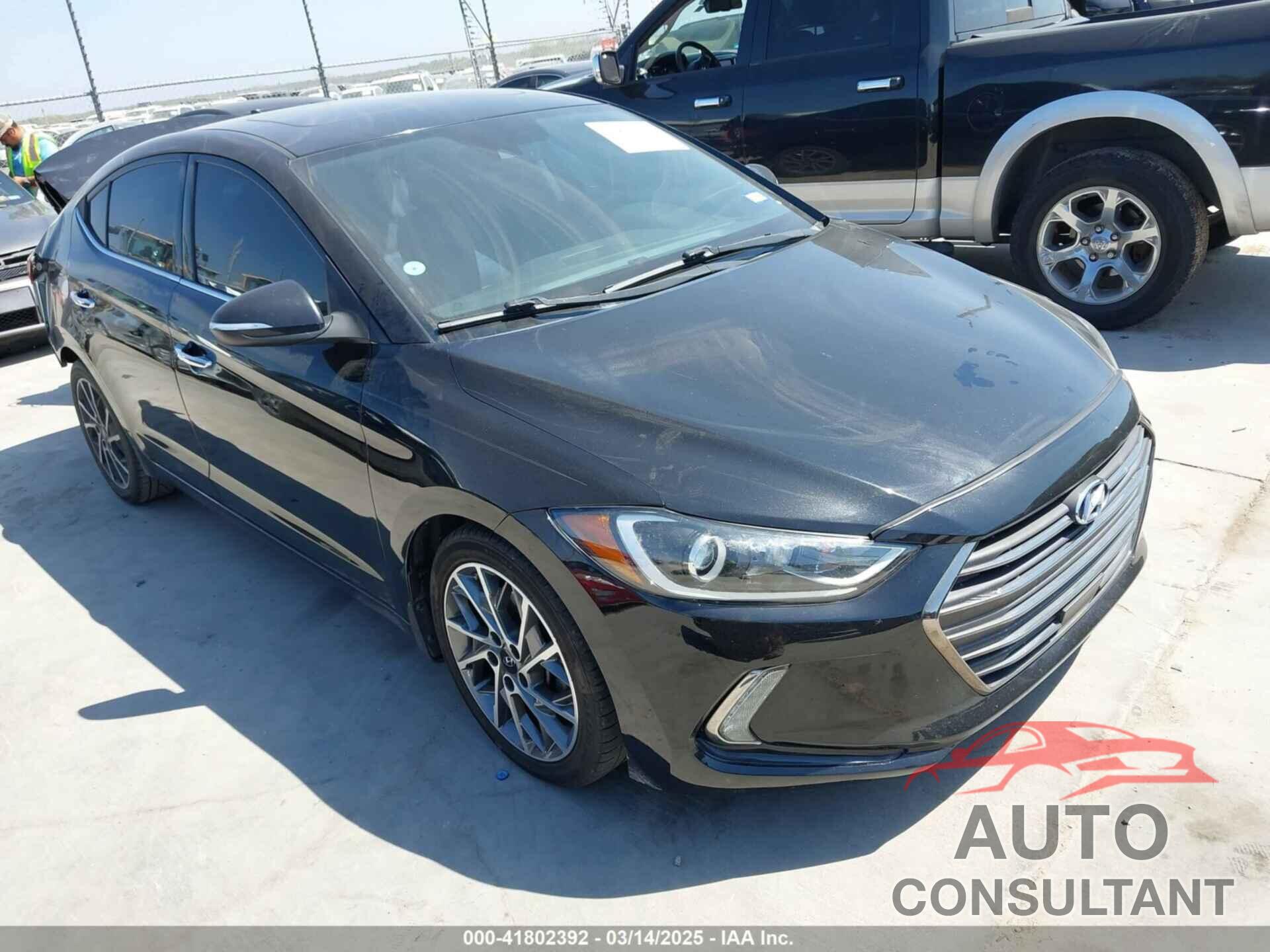 HYUNDAI ELANTRA 2017 - 5NPD84LF9HH102798