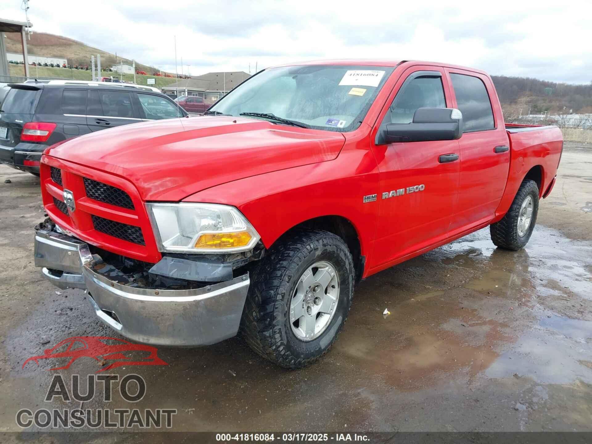 DODGE RAM 1500 2012 - 1C6RD7KT3CS227372