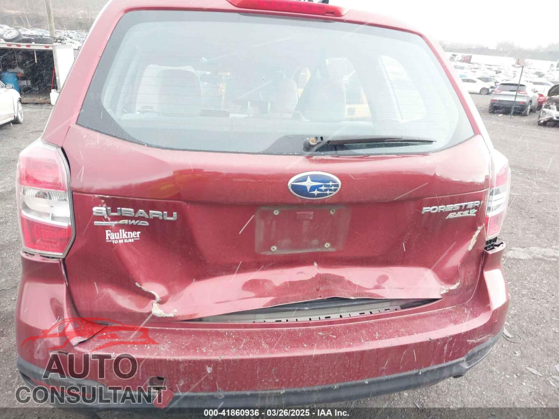 SUBARU FORESTER 2014 - JF2SJAAC0EH442808