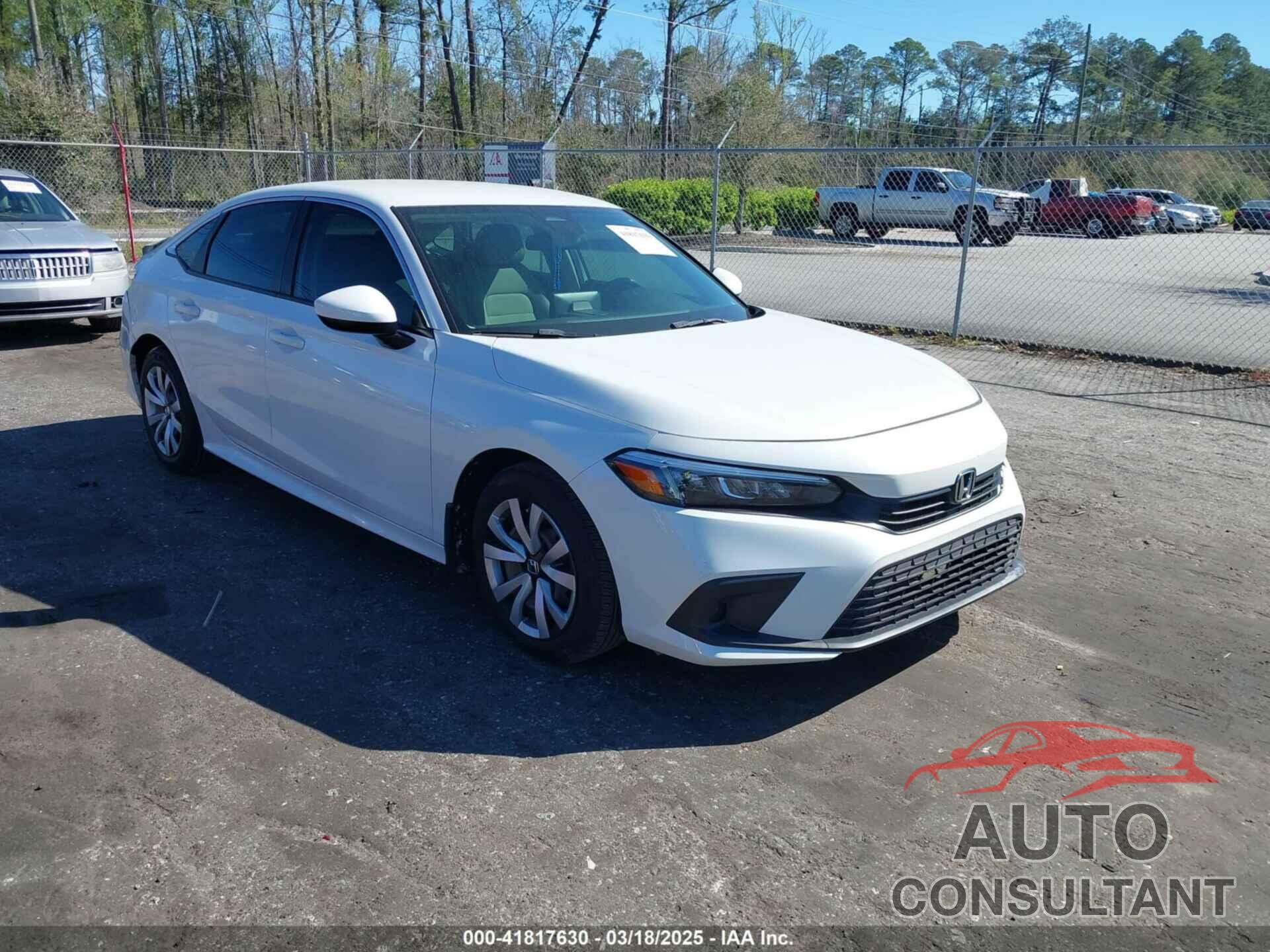 HONDA CIVIC 2022 - 2HGFE2F26NH545818