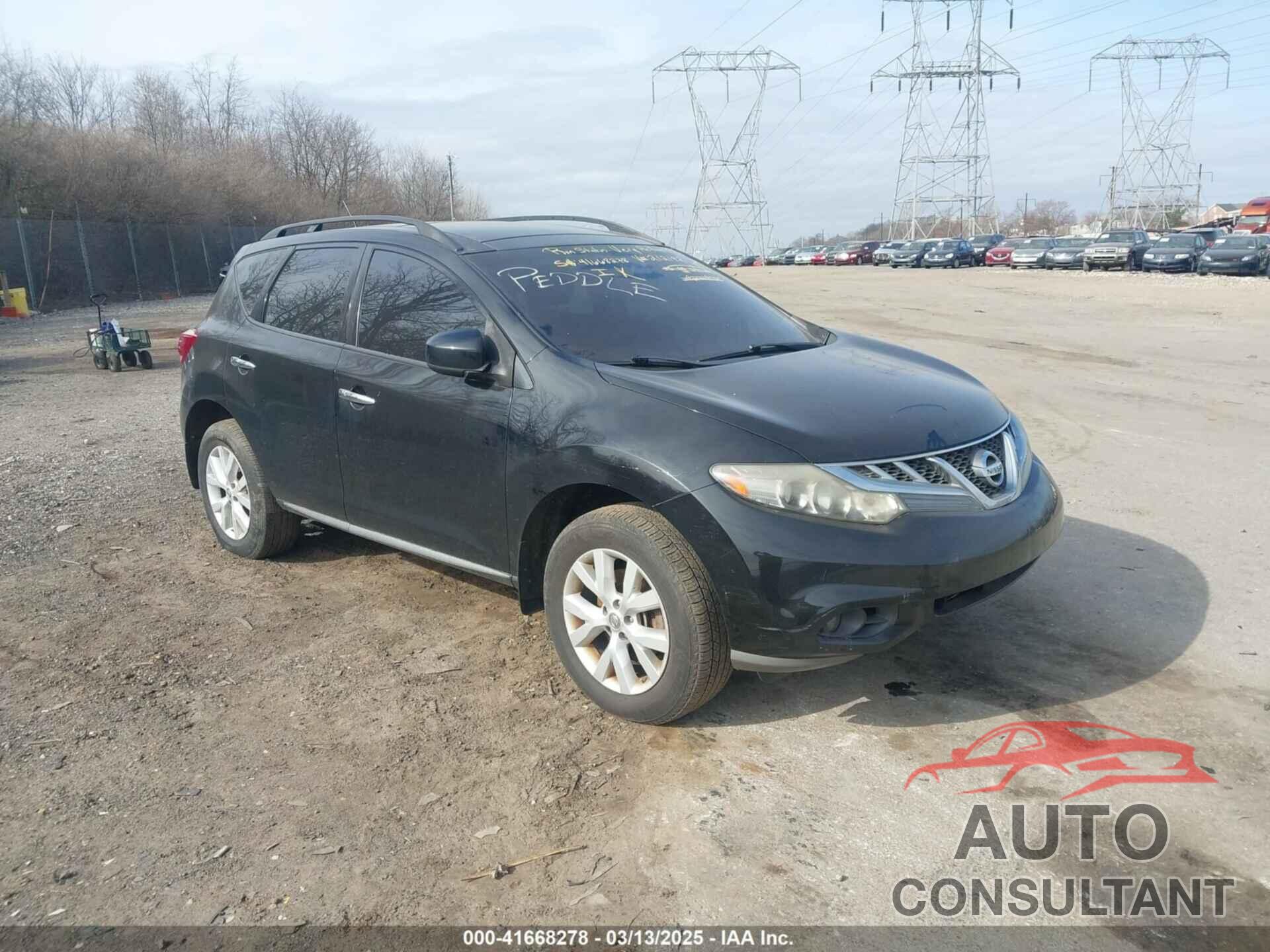 NISSAN MURANO 2012 - JN8AZ1MW2CW212192