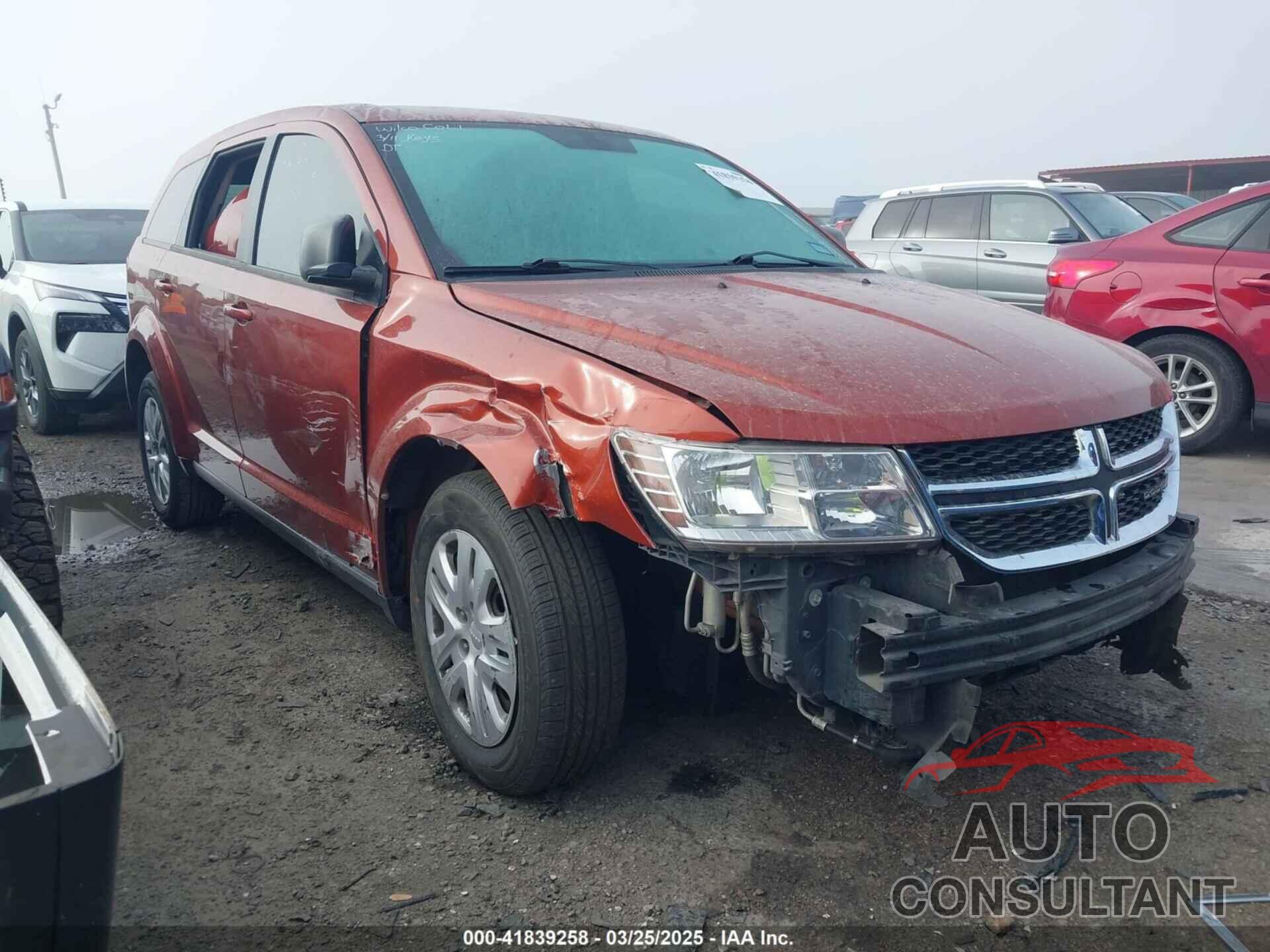 DODGE JOURNEY 2014 - 3C4PDCAB4ET132547